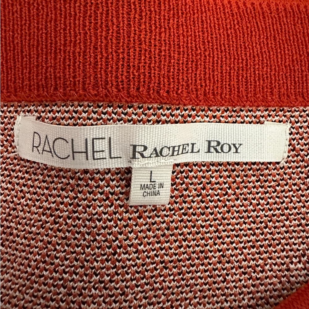 RACHEL Rachel Roy Knit Skirt Tropical Palm Print Size Large Boho Vacation - Thumbnail 5