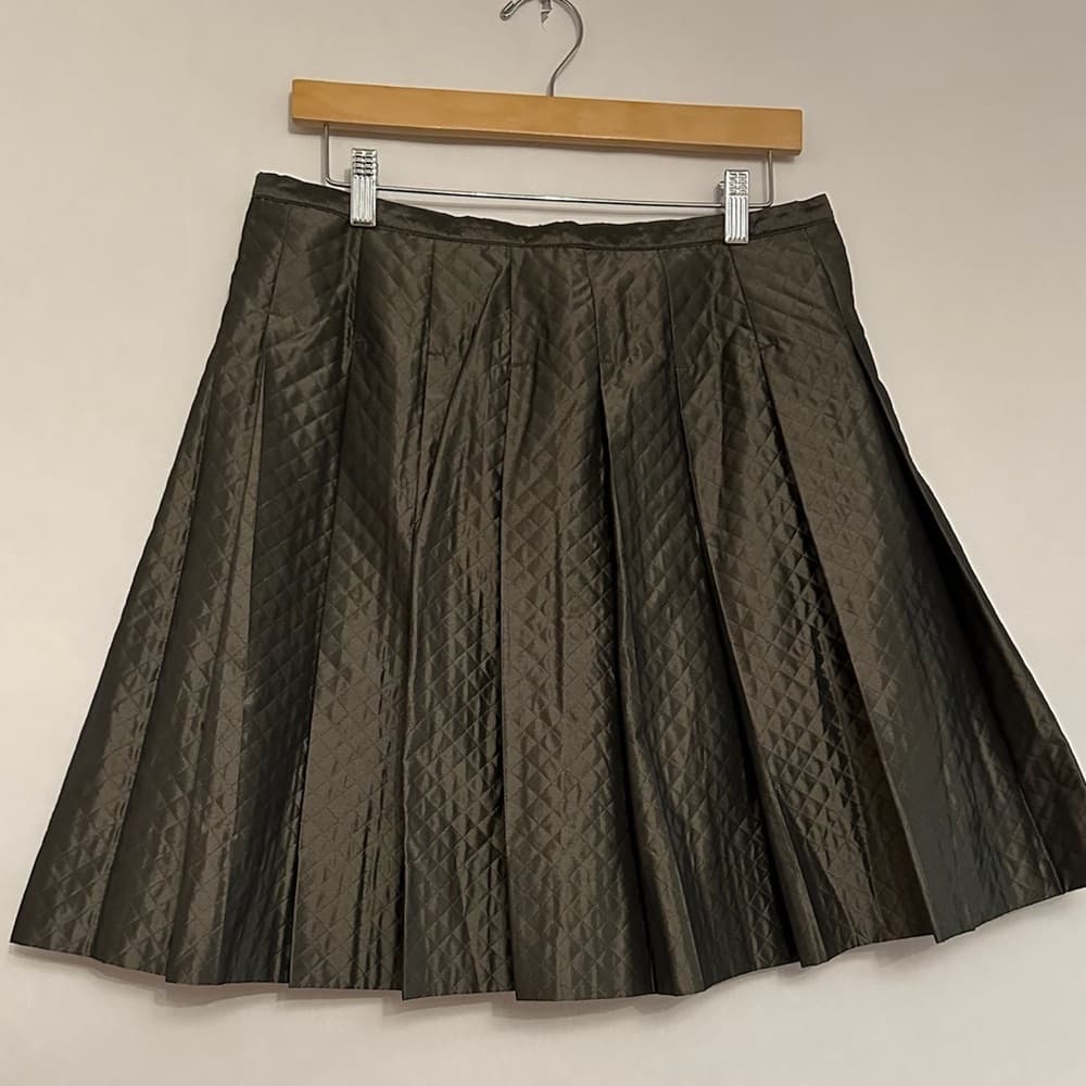 Baum und Pferdgarten Runway Lined Pleated Quilted Mini Skirt Academia EU 40 US 8 - Thumbnail 2