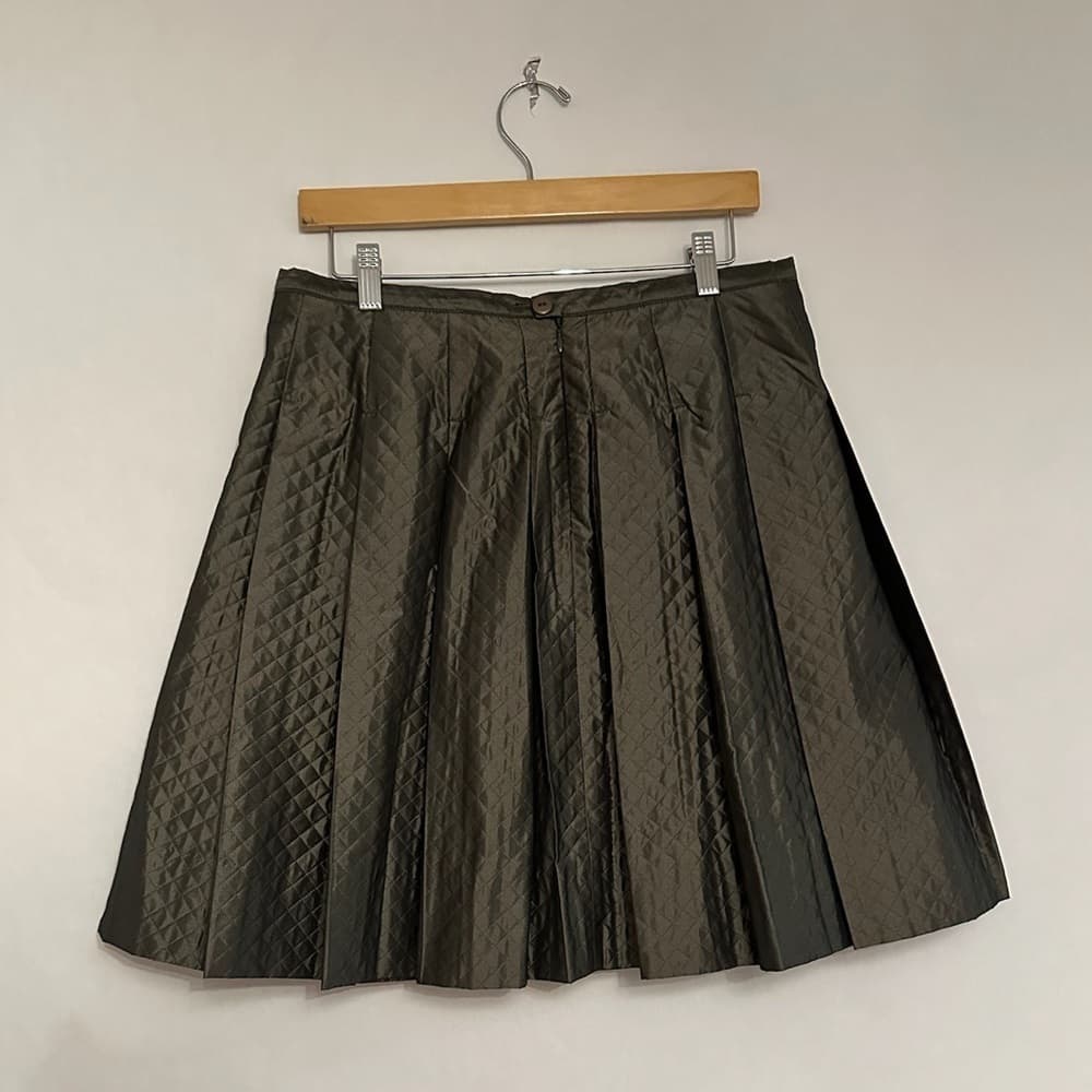 Baum und Pferdgarten Runway Lined Pleated Quilted Mini Skirt Academia EU 40 US 8