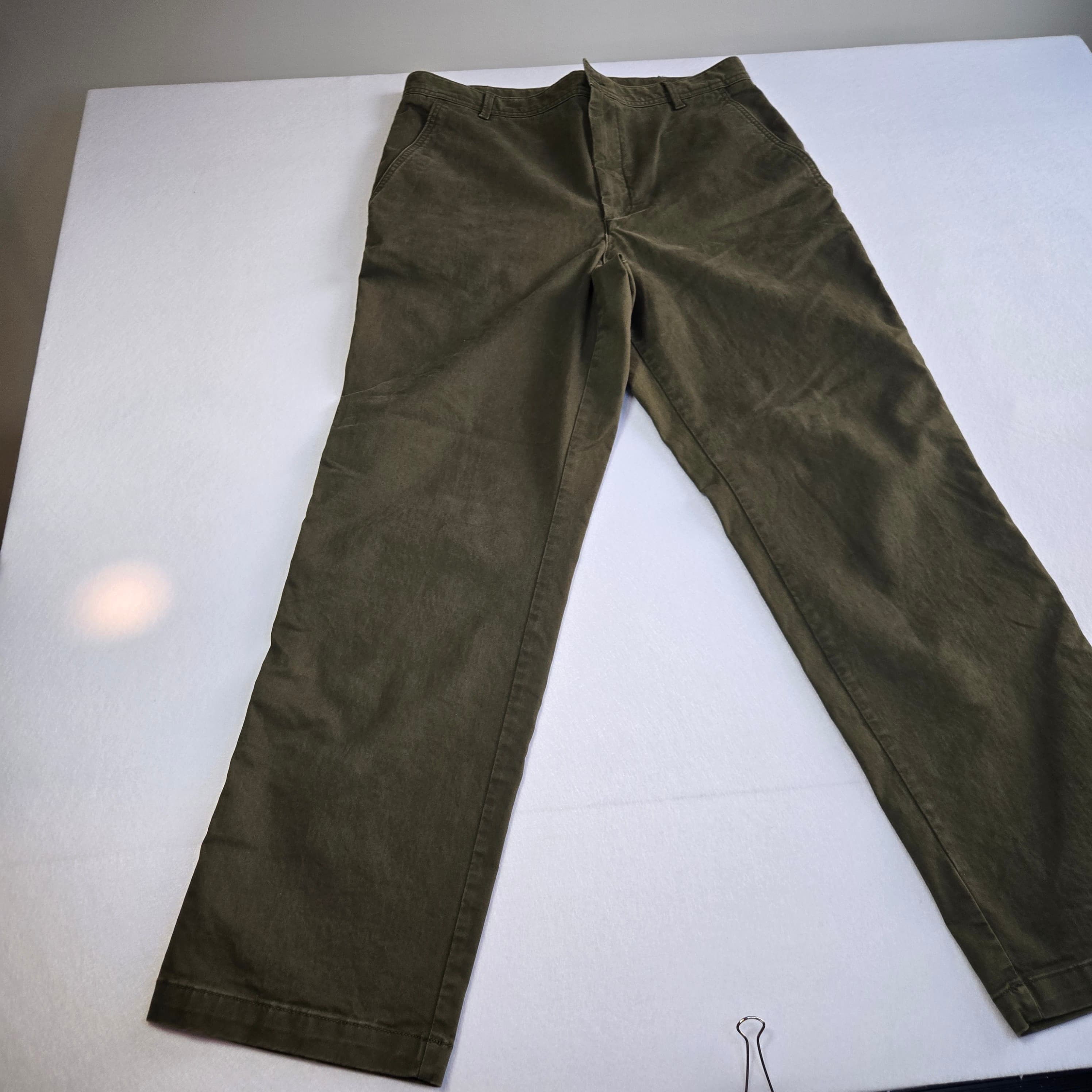 Banana Republic Women's Olive Green Pants Size 12 - Thumbnail 6