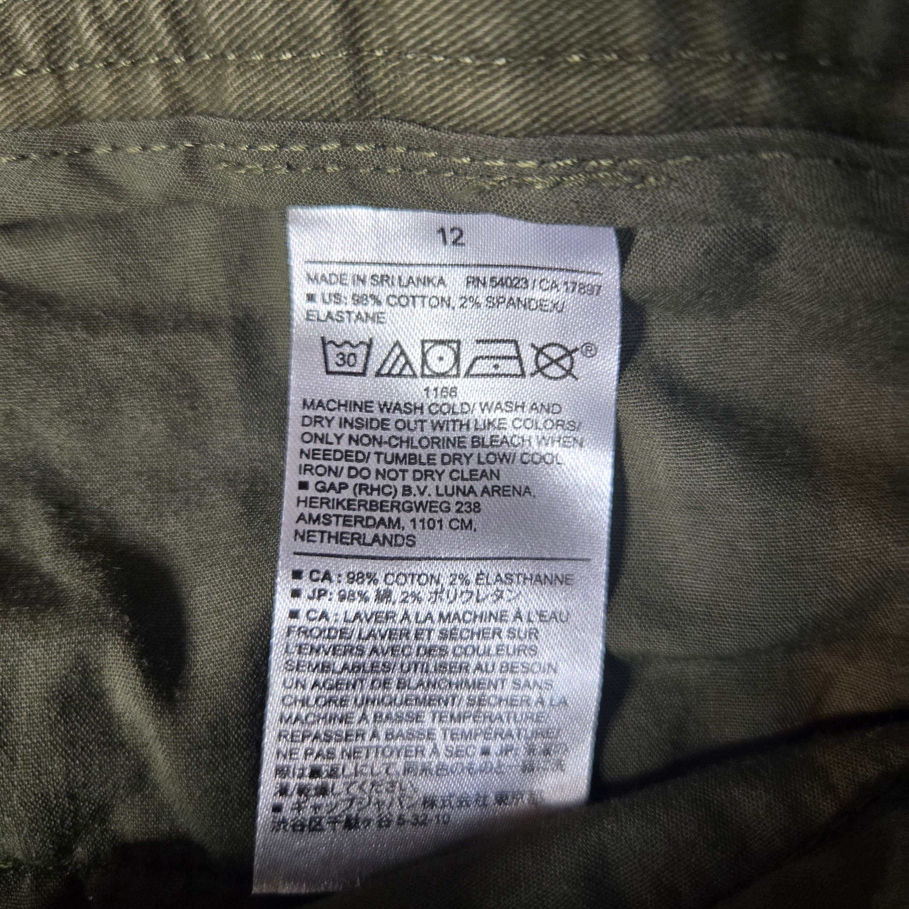 Banana Republic Women's Olive Green Pants Size 12 - Thumbnail 2