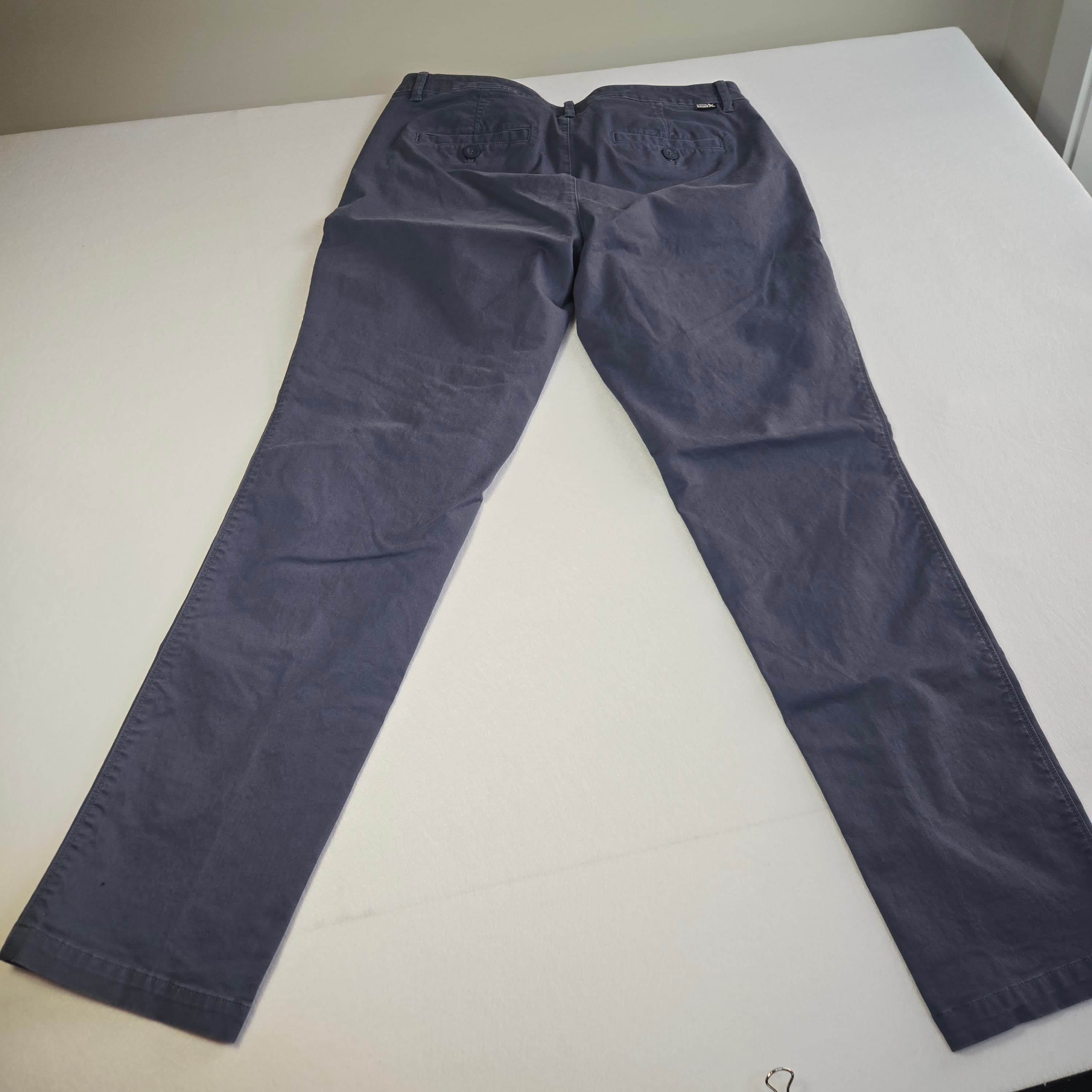 Eddie Bauer Men's Blue Chino Pants - Thumbnail 2