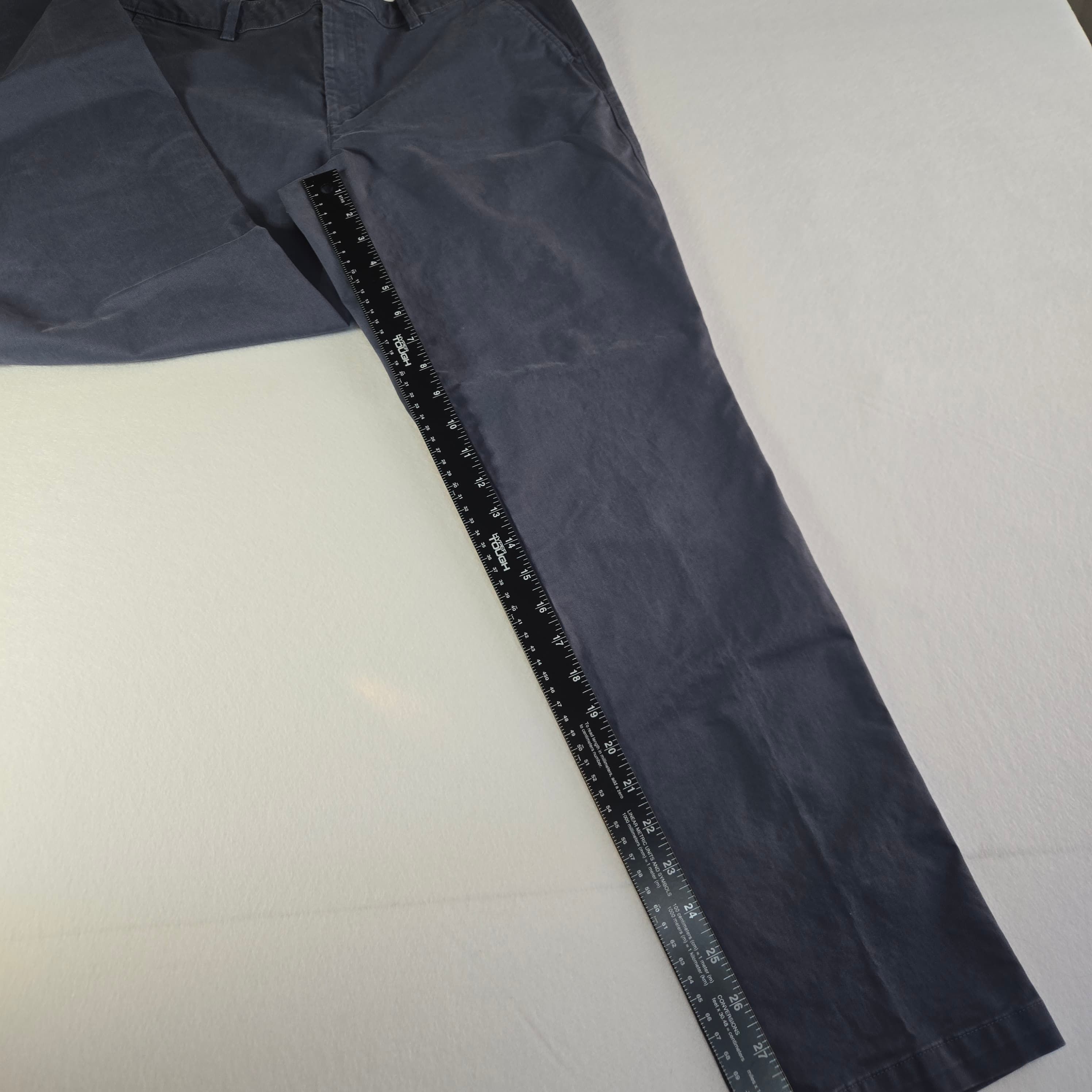Eddie Bauer Men's Blue Chino Pants - Thumbnail 5