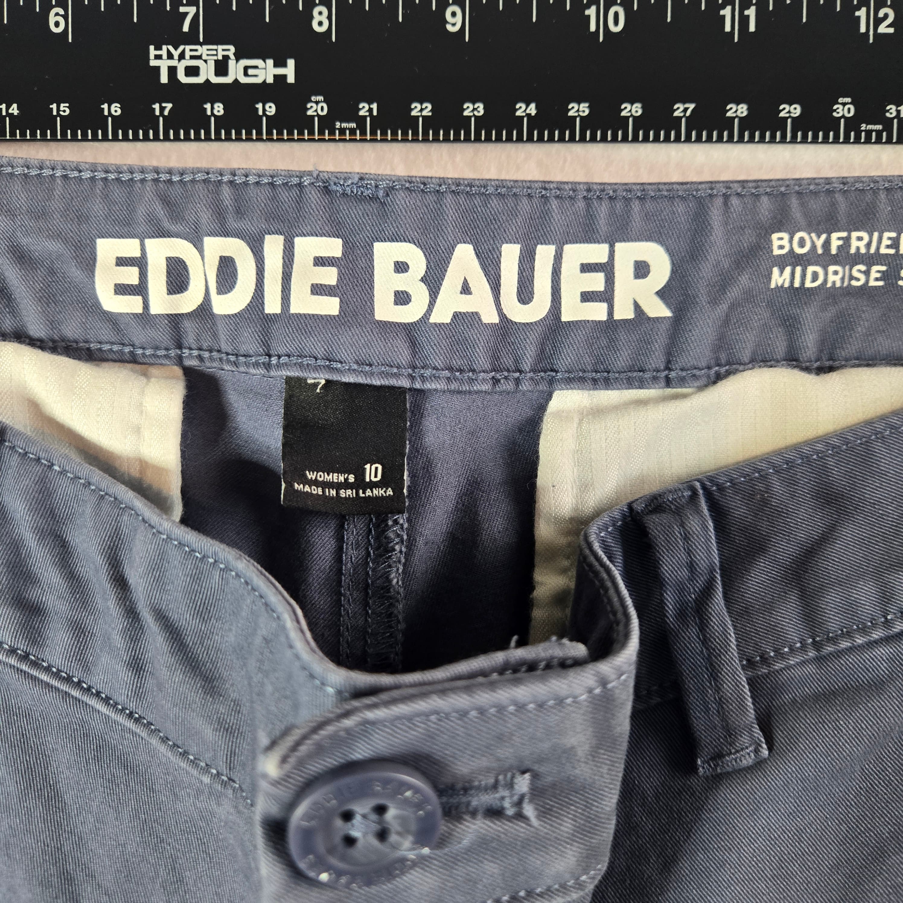 Eddie Bauer Men's Blue Chino Pants - Thumbnail 3