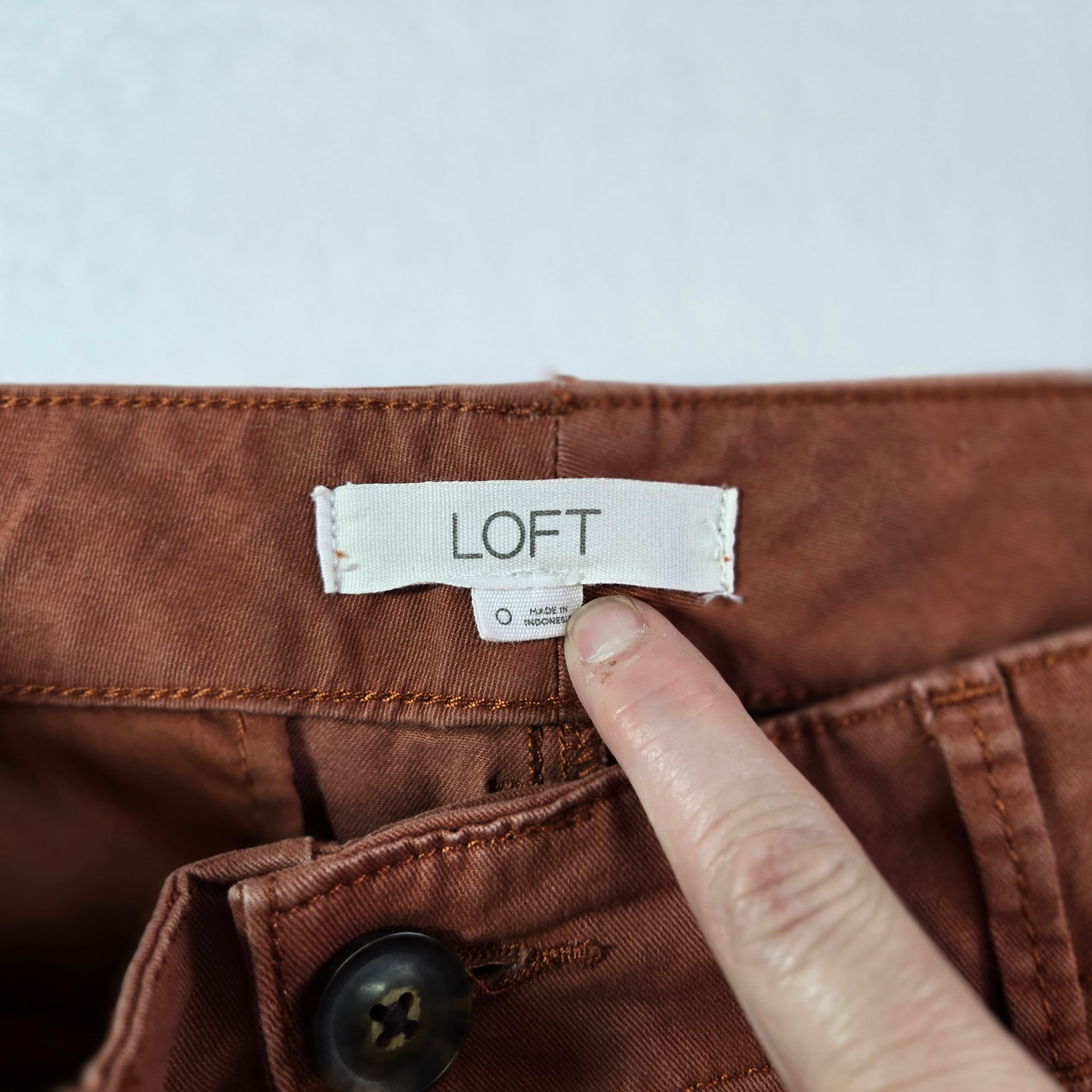 LOFT Women's Brown Pants - Thumbnail 3