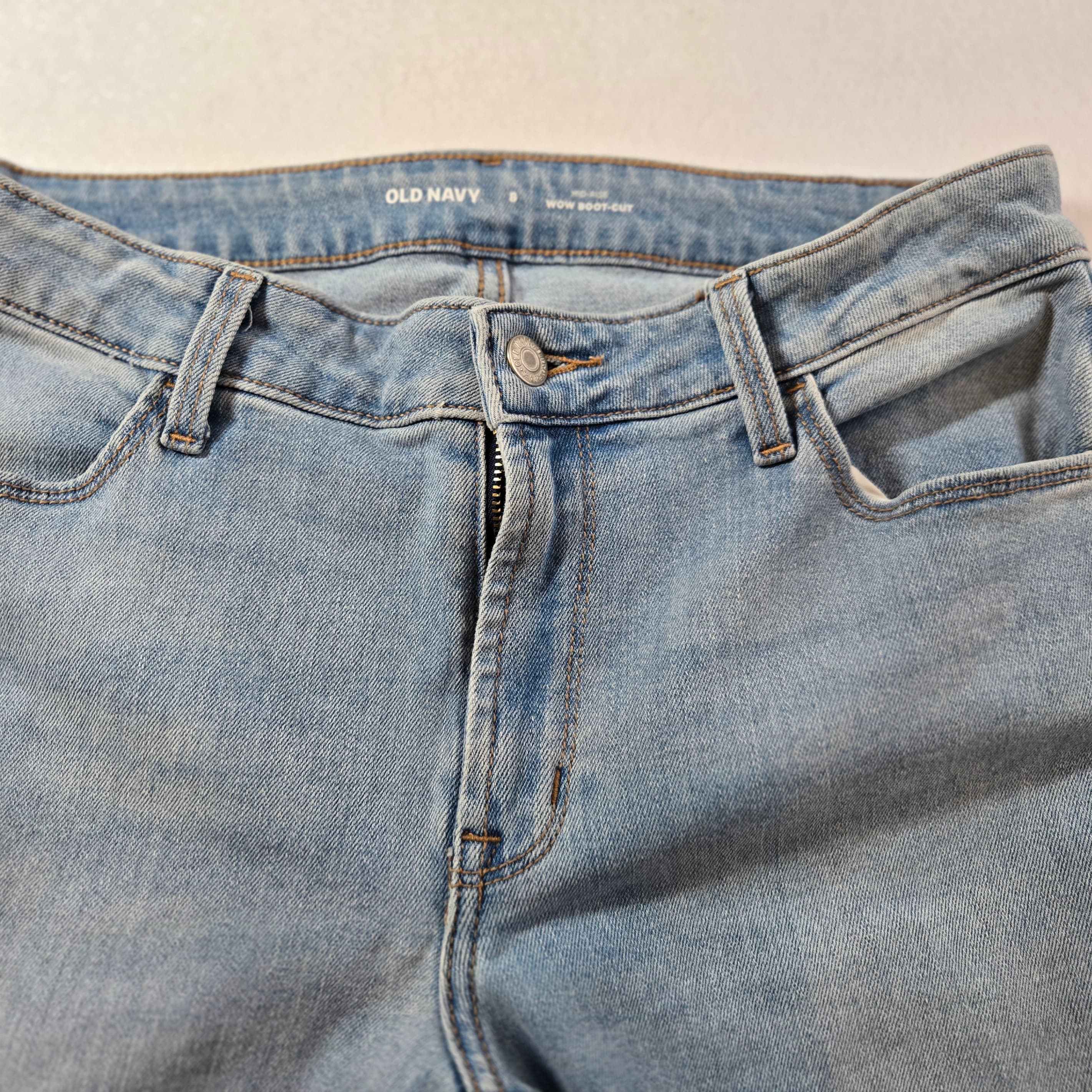 Old Navy Women's Blue Denim Jeans Size 8 - Thumbnail 5