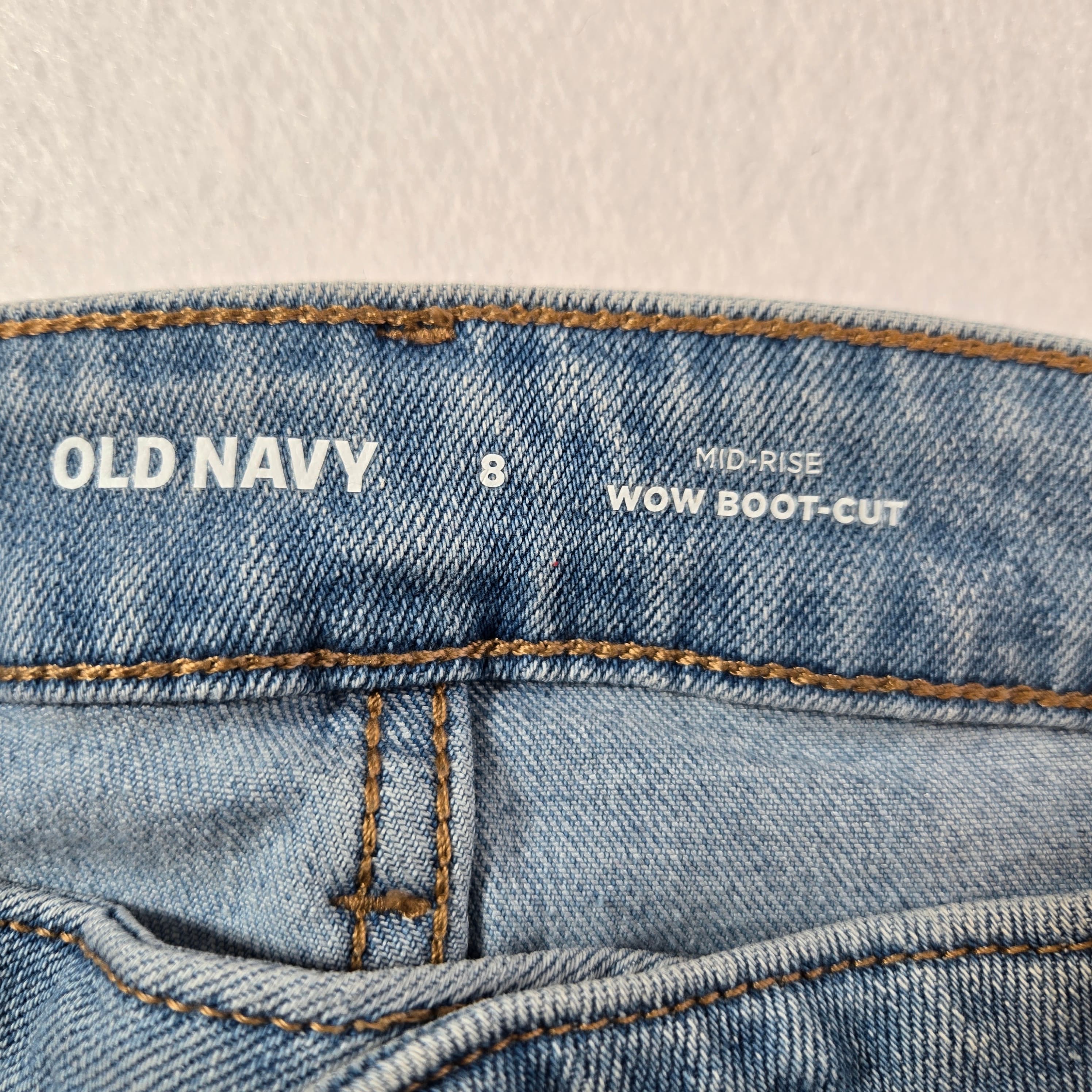 Old Navy Women's Blue Denim Jeans Size 8 - Thumbnail 4