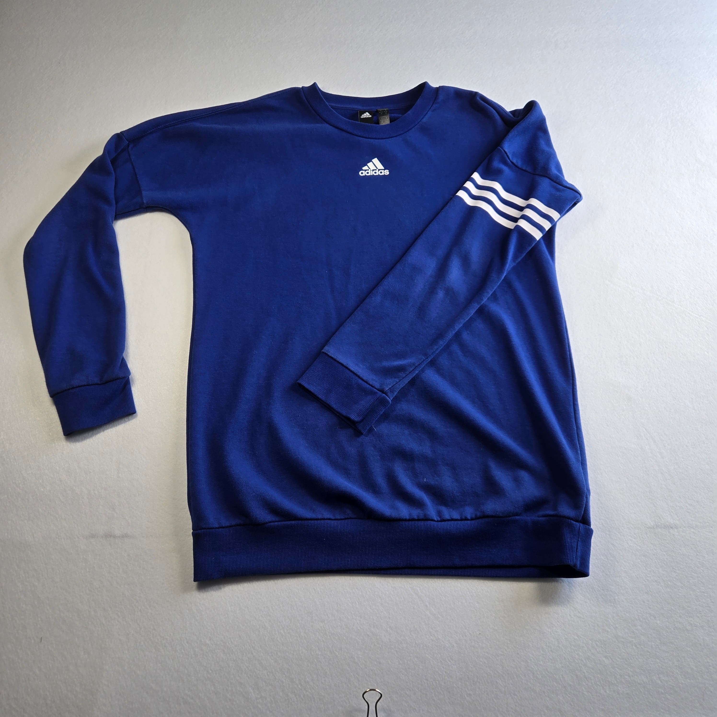 Adidas Blue Crewneck Sweatshirt XS