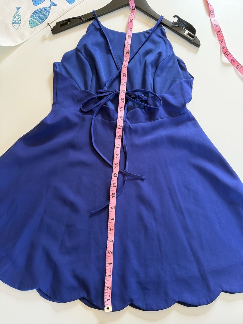 Timeless Royal Blue Cocktail Dress - Thumbnail 4