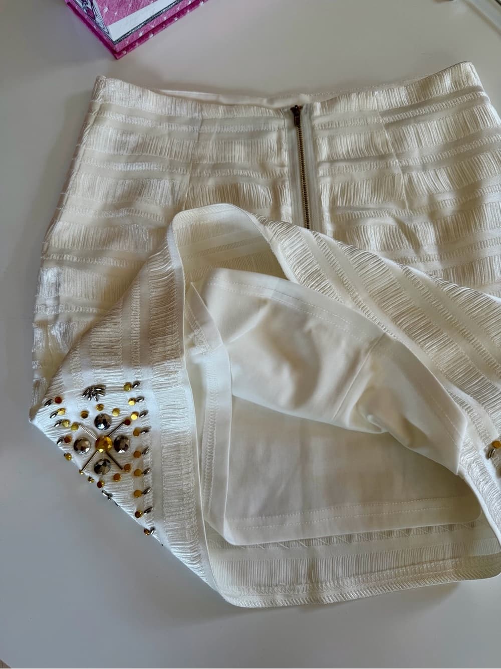 Gorgeous Embellished A-Line Skirt - Thumbnail 6