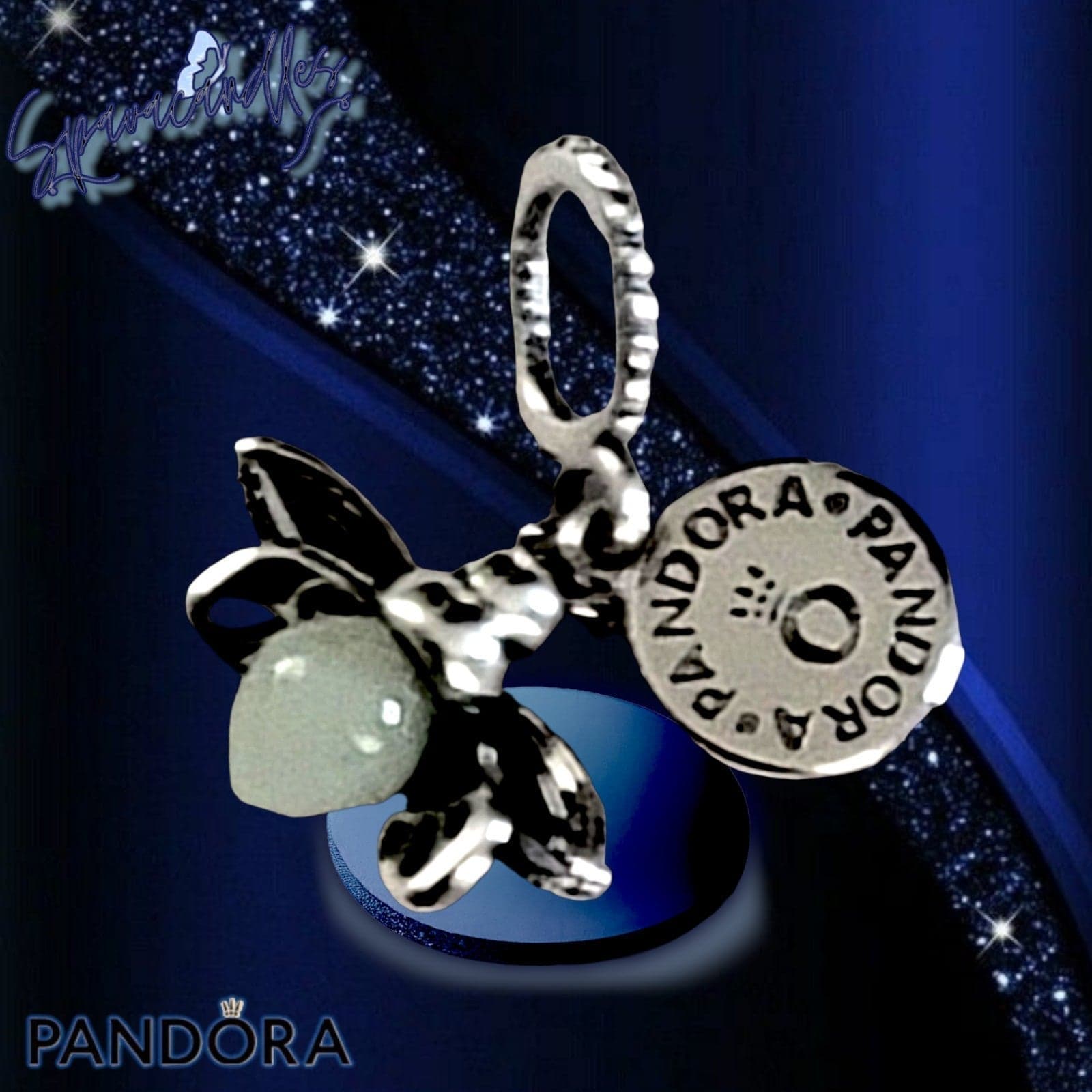 Pandora Glow in the Dark Light up bug US SELLER free shipping - Thumbnail 4