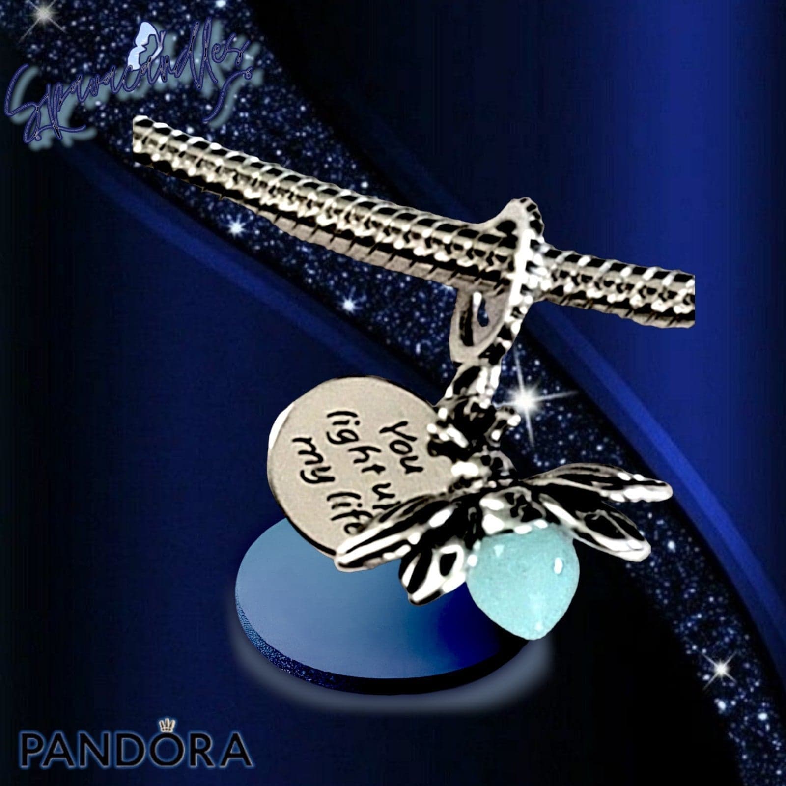 Pandora Glow in the Dark Light up bug US SELLER free shipping - Thumbnail 5