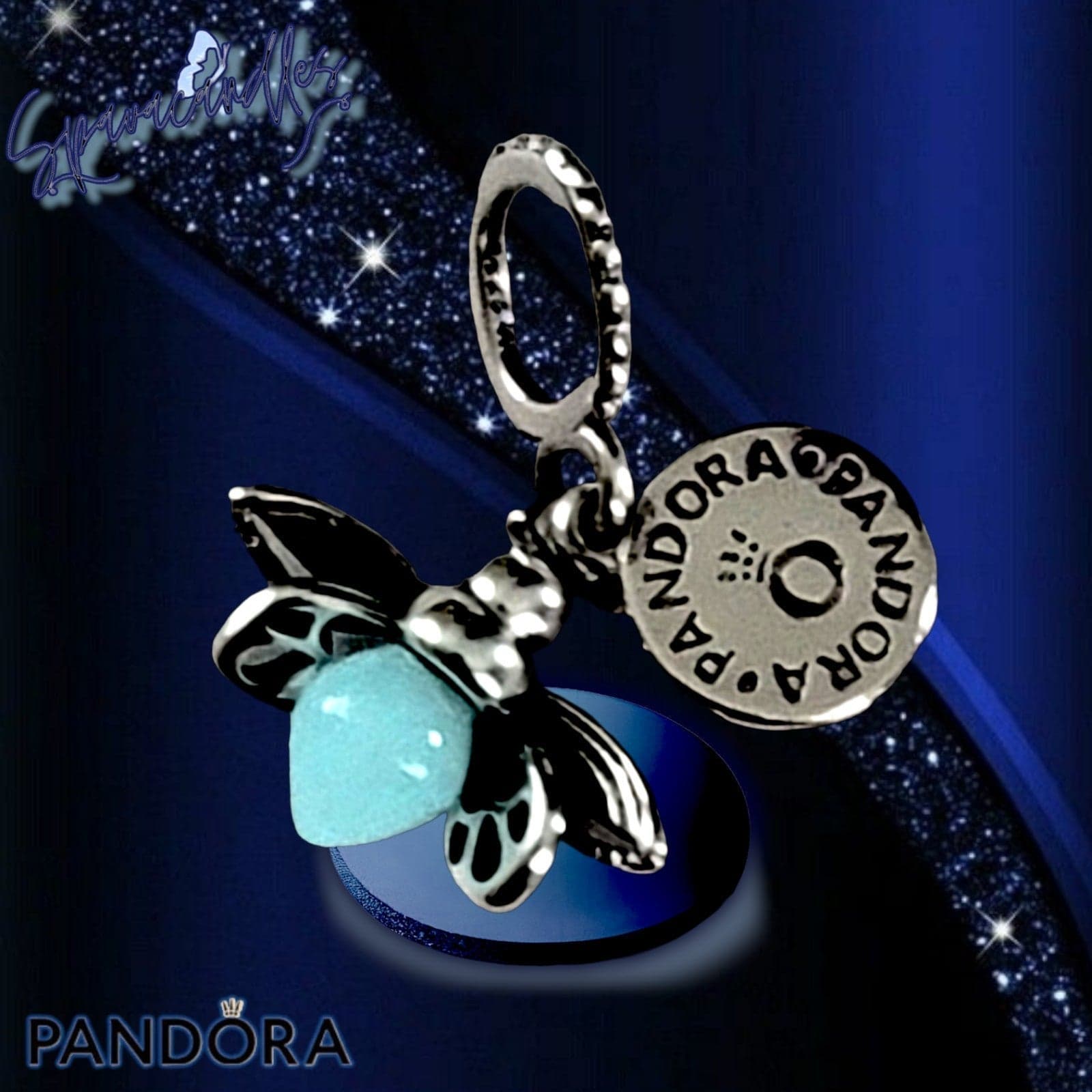 Pandora Glow in the Dark Light up bug US SELLER free shipping - Thumbnail 3
