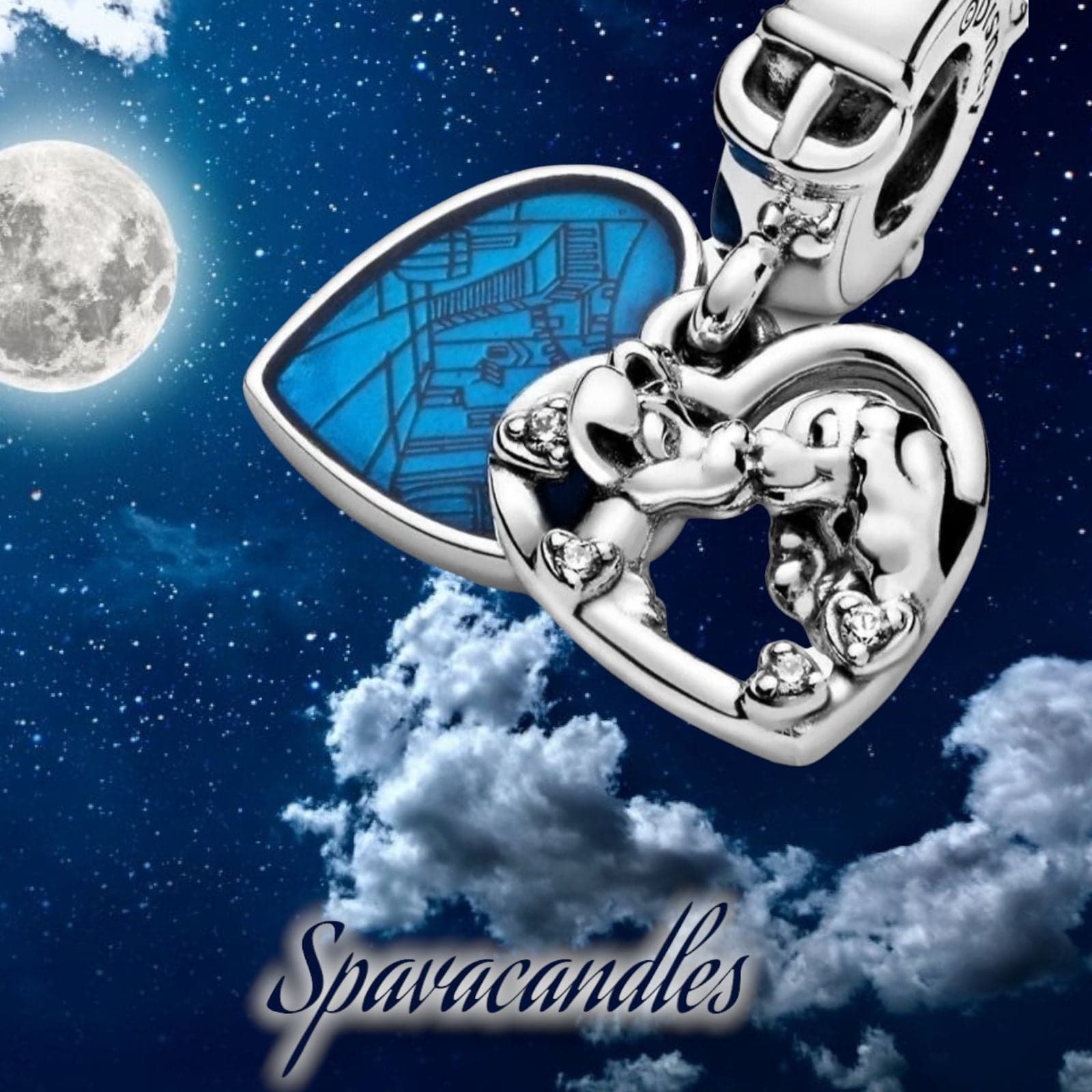 New Authentic PANDORA Disney Lady & The Tramp Dangle Charm - Thumbnail 2