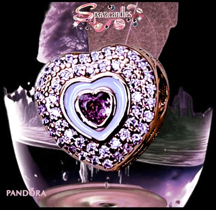 Pandora Pink Pavé Heart Charm 14k Rose Gold Plated US SELLER - Thumbnail 4