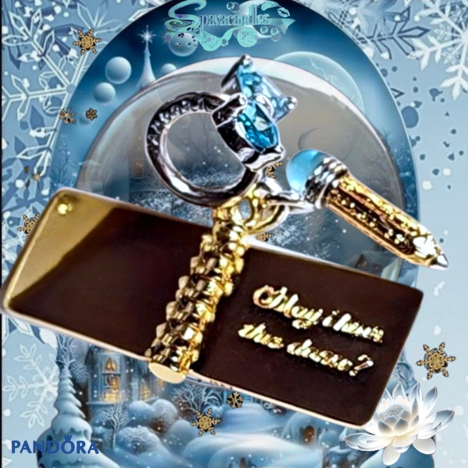 Pandora's Bridgerton collection Dance Card & Pencil Dangle Charm US SELLER - Thumbnail 4