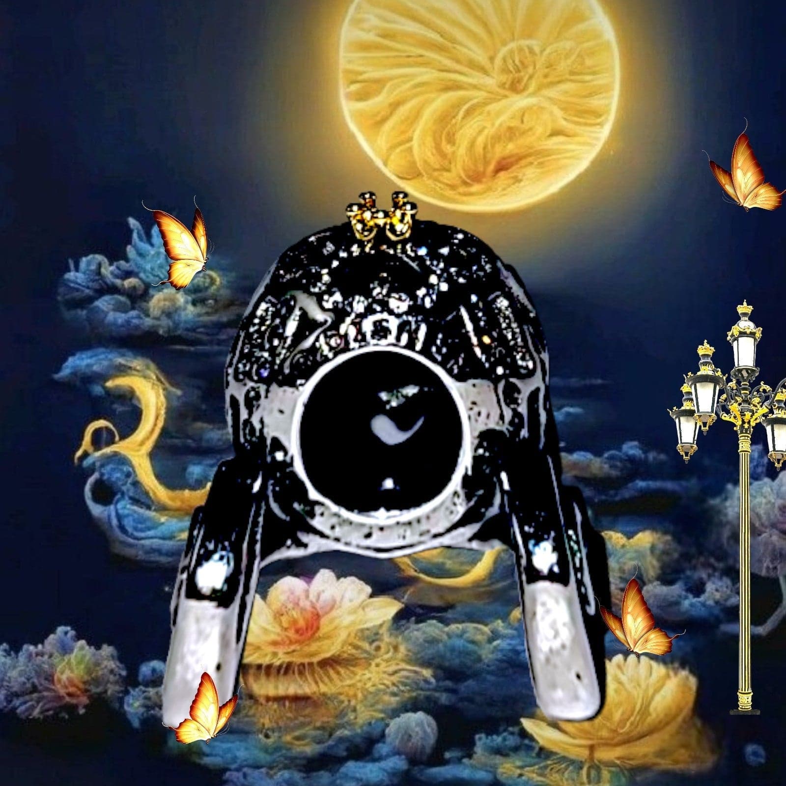 PANDORA Cinderella's Pumpkin Coach Charm Two Tone - Thumbnail 4