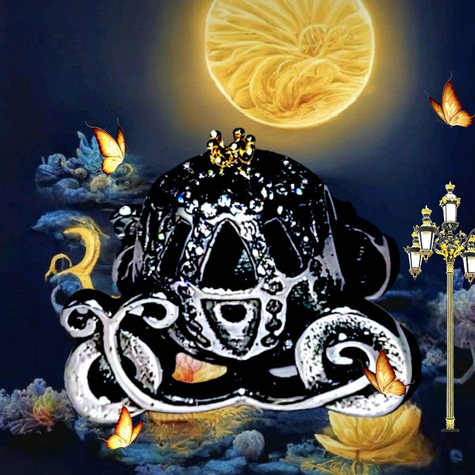 PANDORA Cinderella's Pumpkin Coach Charm Two Tone - Thumbnail 2