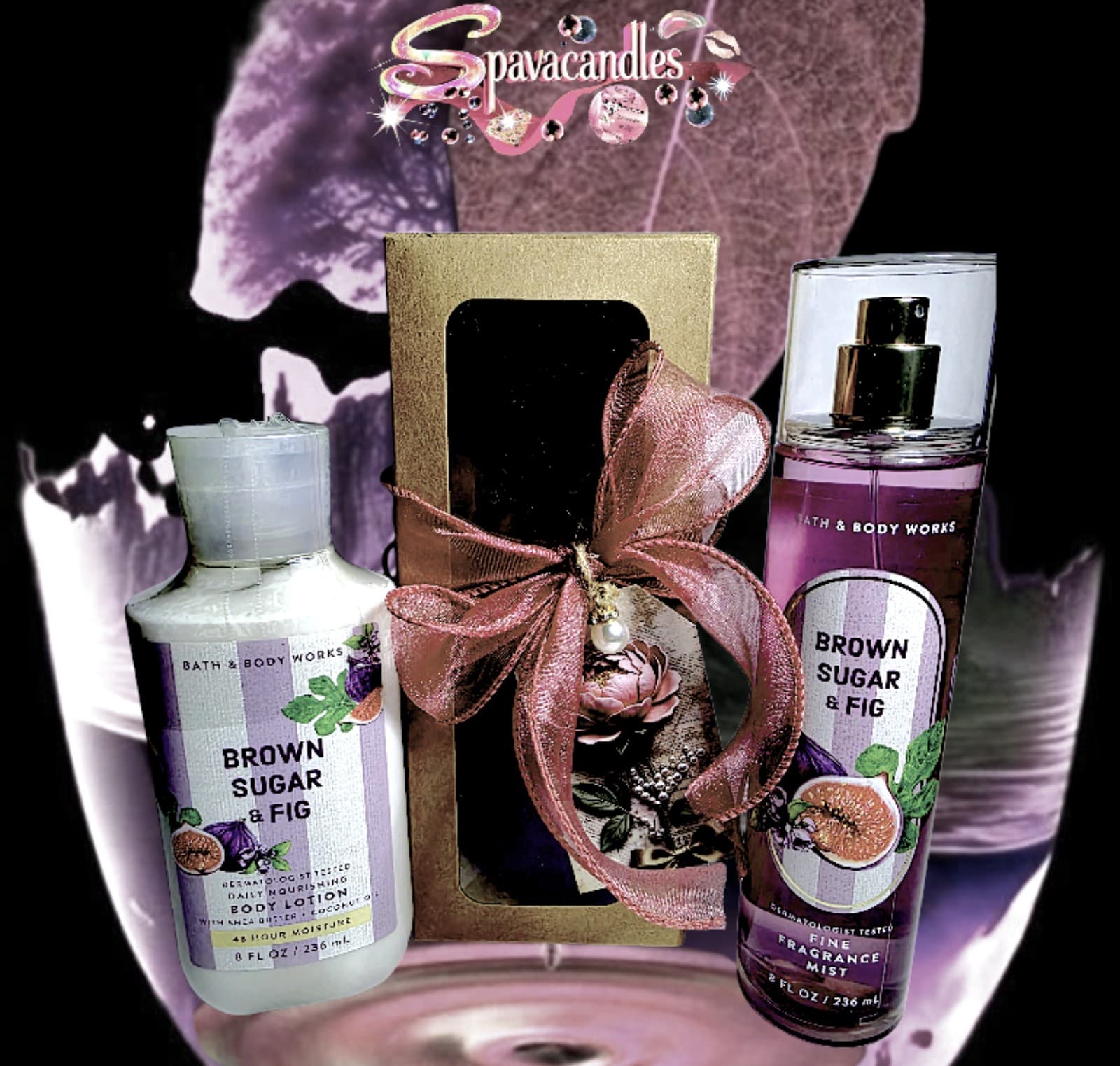 Bath & body works Brown sugar & fig set body spray and body lotion US SELLER - Thumbnail 7