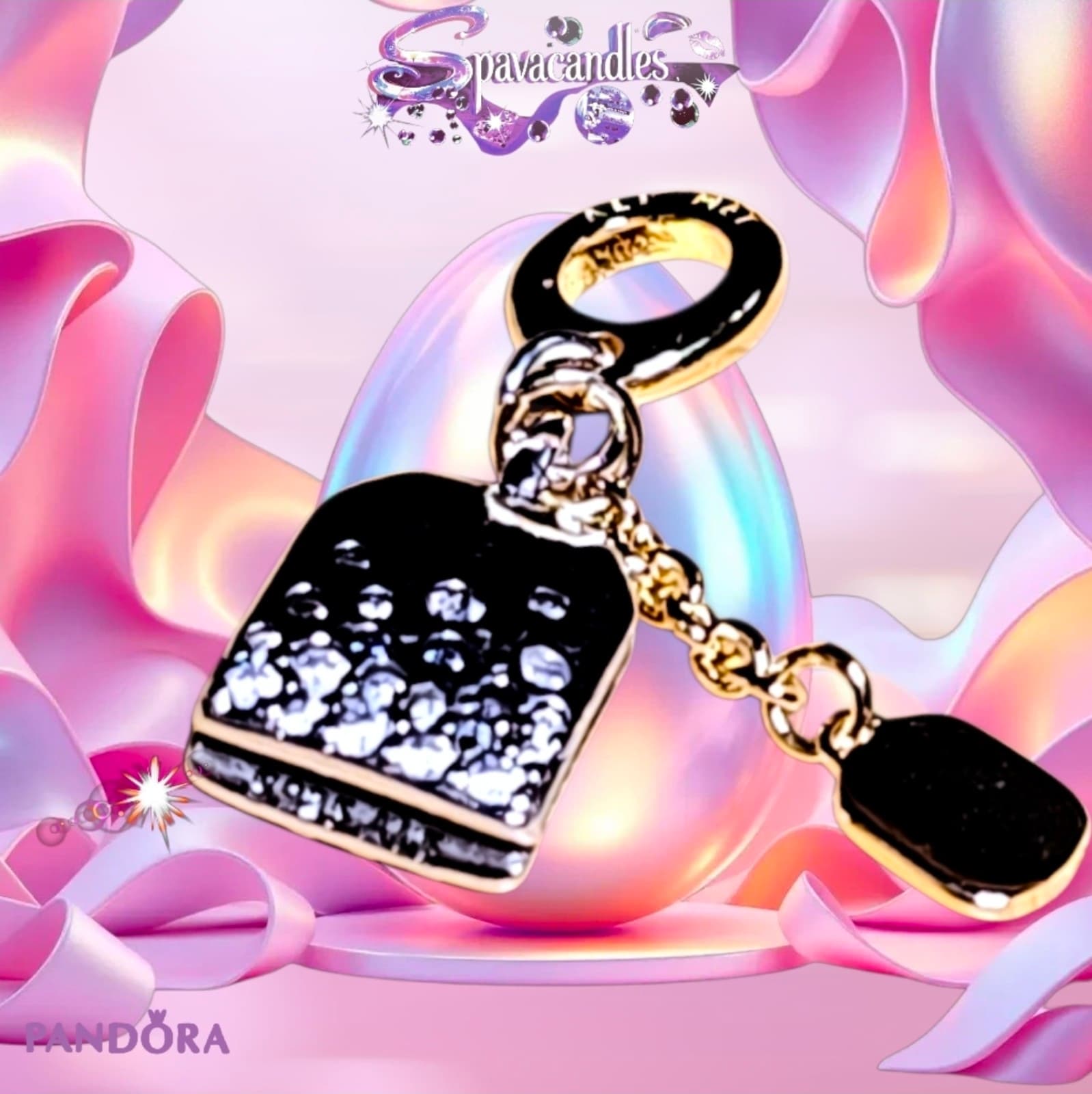 Pandora's Bridgerton collectionTea Bag Dangle Charm US SELLER - Thumbnail 2