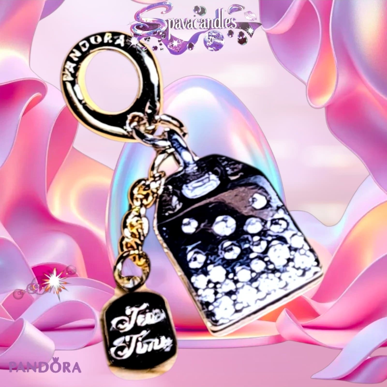 Pandora's Bridgerton collectionTea Bag Dangle Charm US SELLER - Thumbnail 8