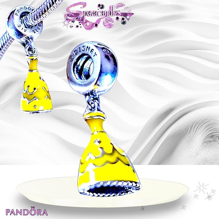 Pandora Belle Dress Disney Dangle Charm. US SELLER - Thumbnail 2