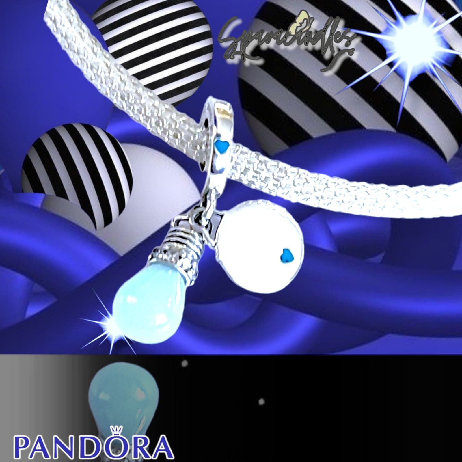 Pandora Find your Light GLOW IN THE DARK Sterling Silver charm - Thumbnail 5