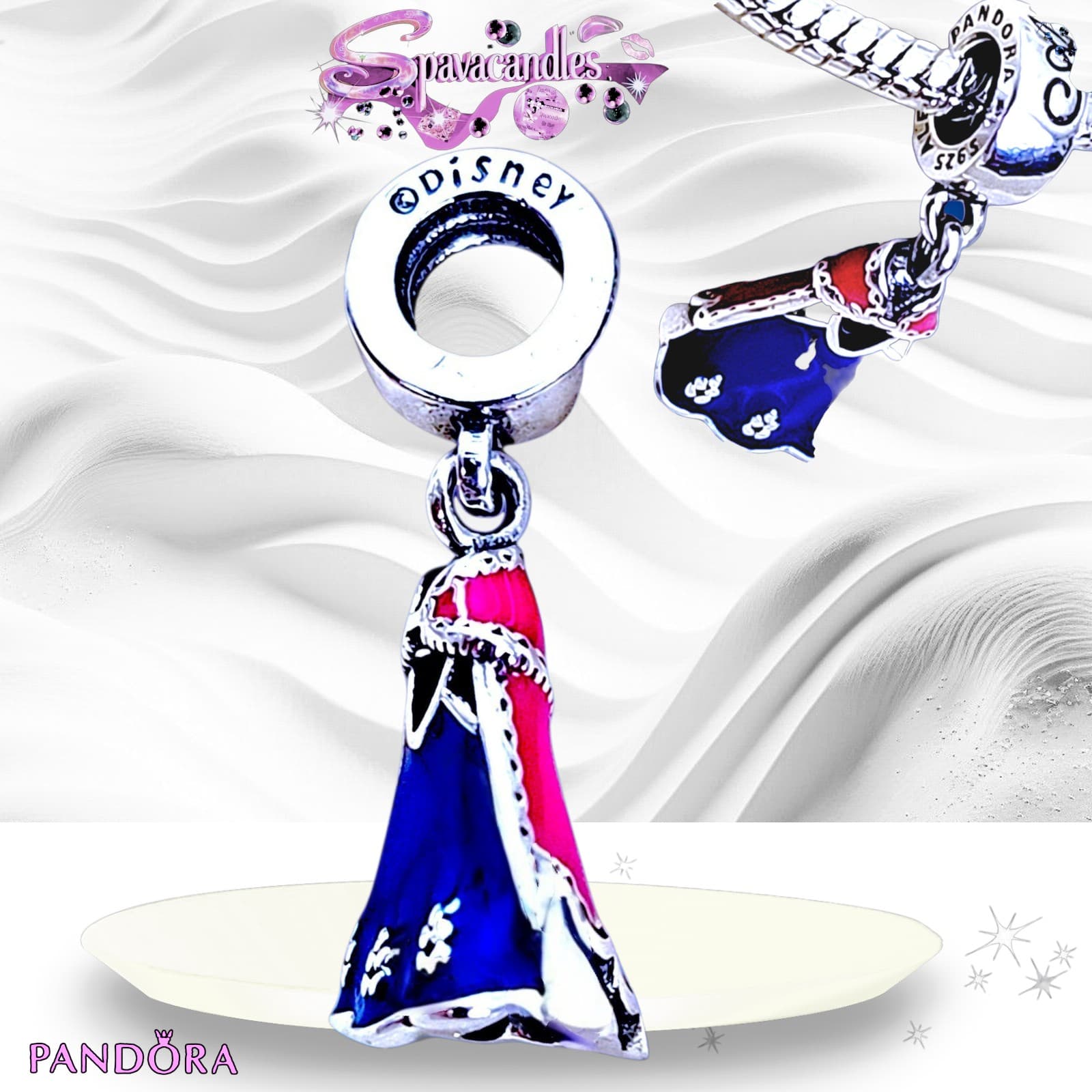 Disney Anna frozen pandora charm US SELLER - Thumbnail 2