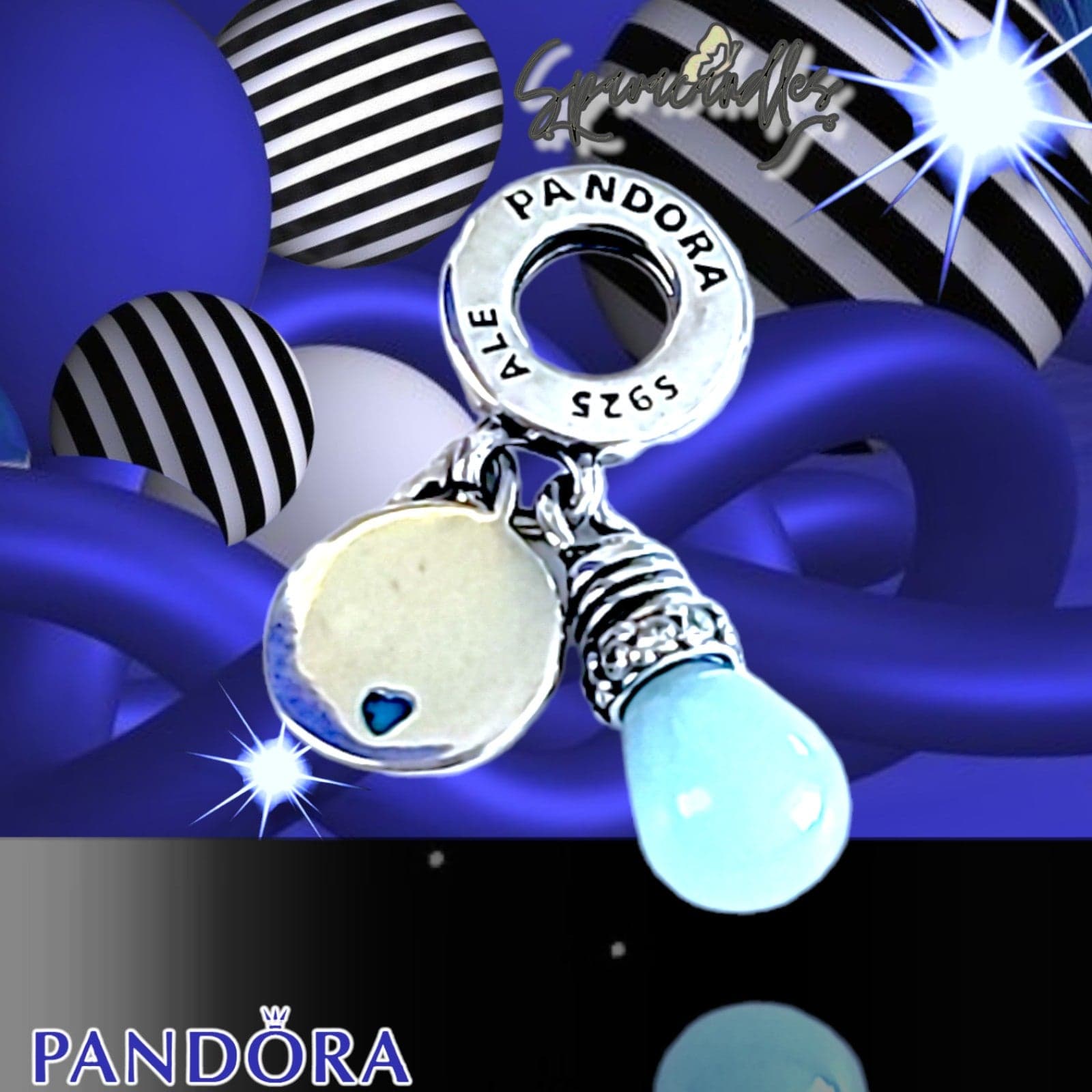 Pandora Find your Light GLOW IN THE DARK Sterling Silver charm - Thumbnail 6