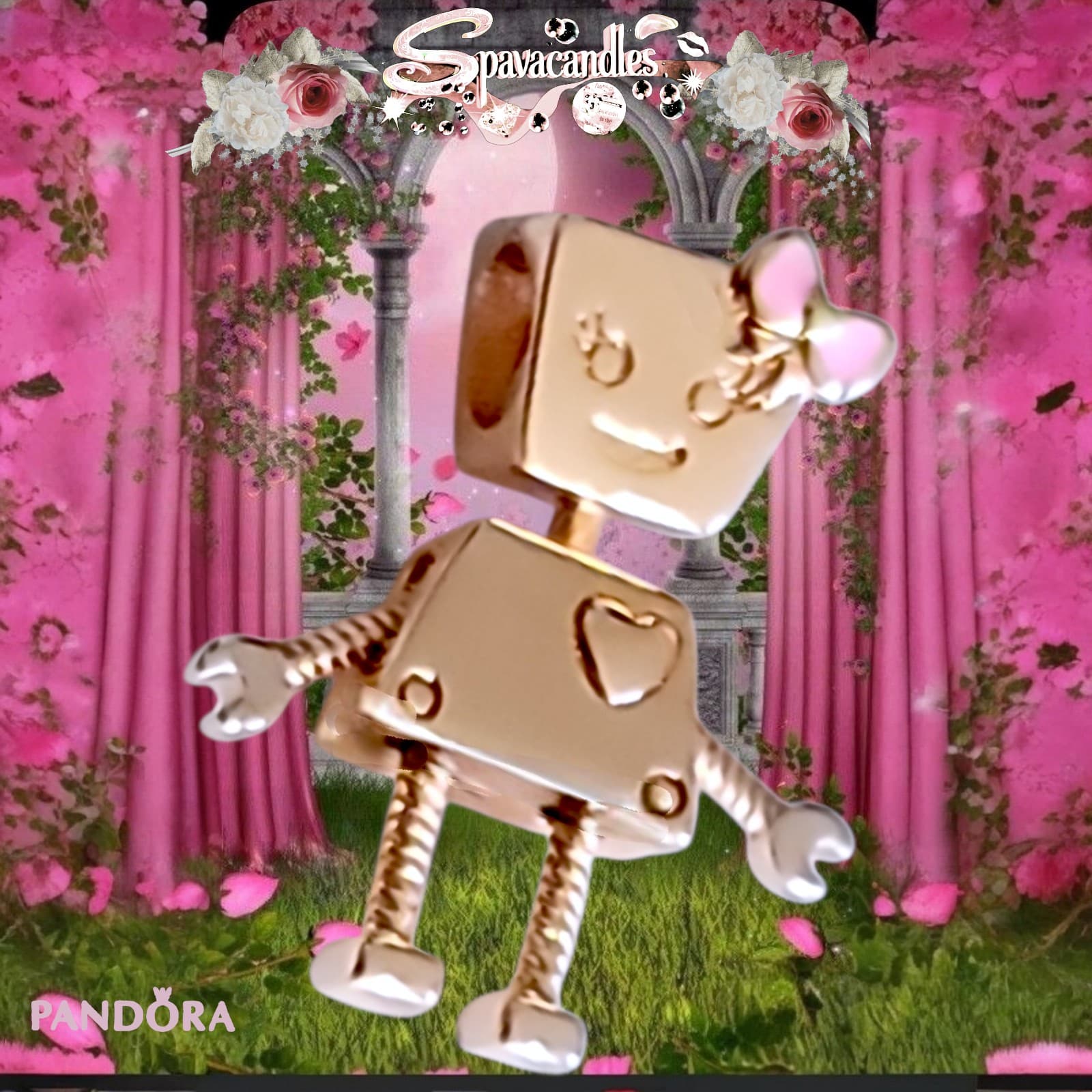 Pandora Rose Gold Plated Bella Bot Charm US SELLER - Thumbnail 7