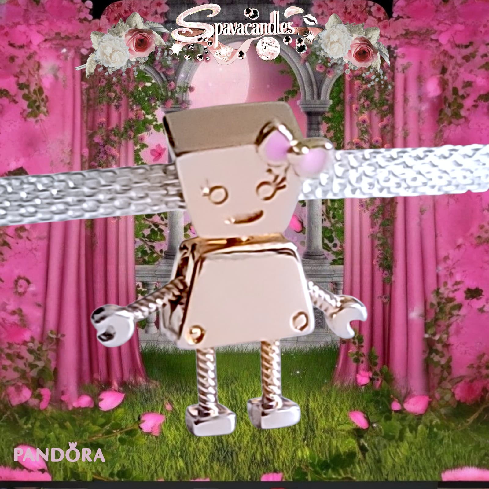 Pandora Rose Gold Plated Bella Bot Charm US SELLER - Thumbnail 9