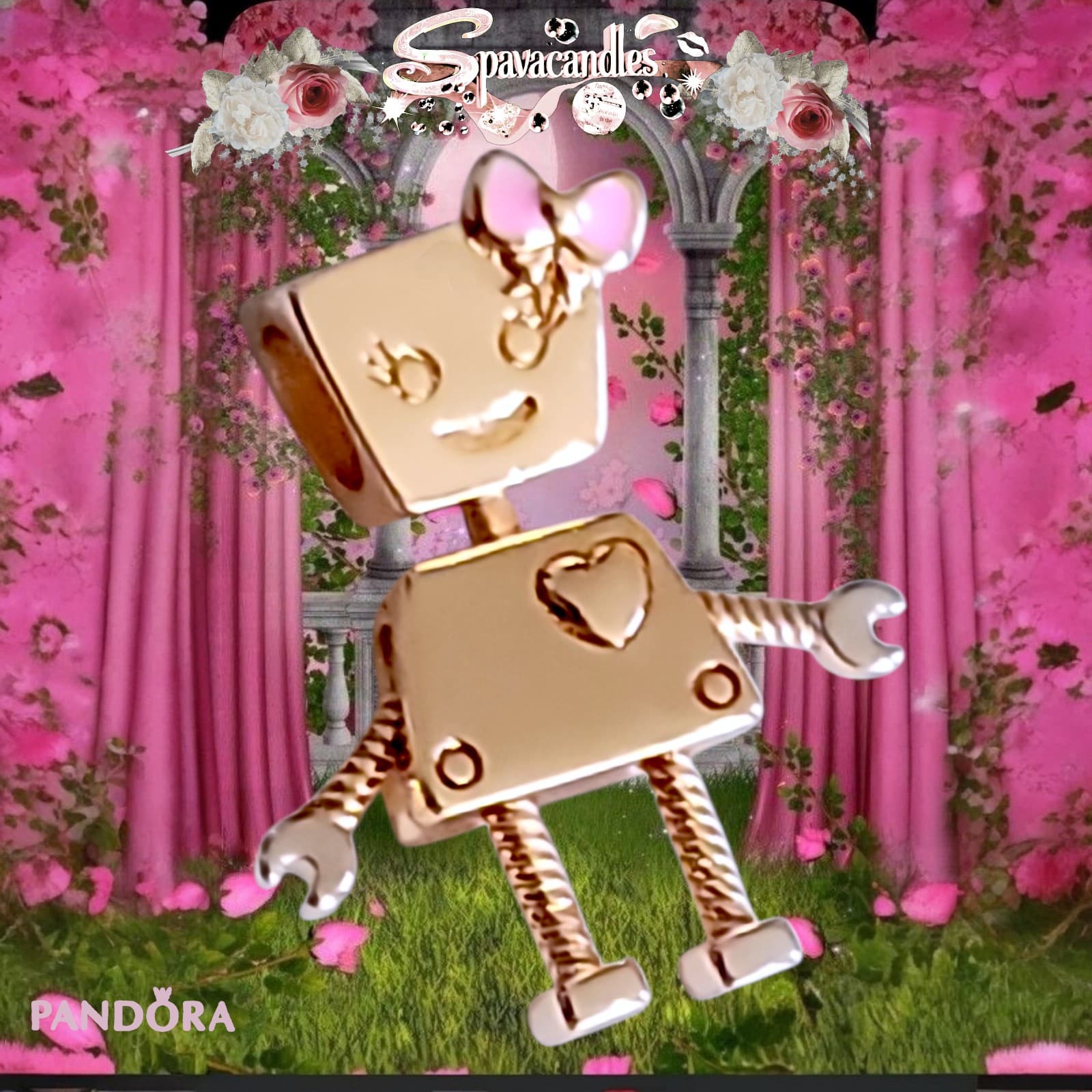 Pandora Rose Gold Plated Bella Bot Charm US SELLER - Thumbnail 8