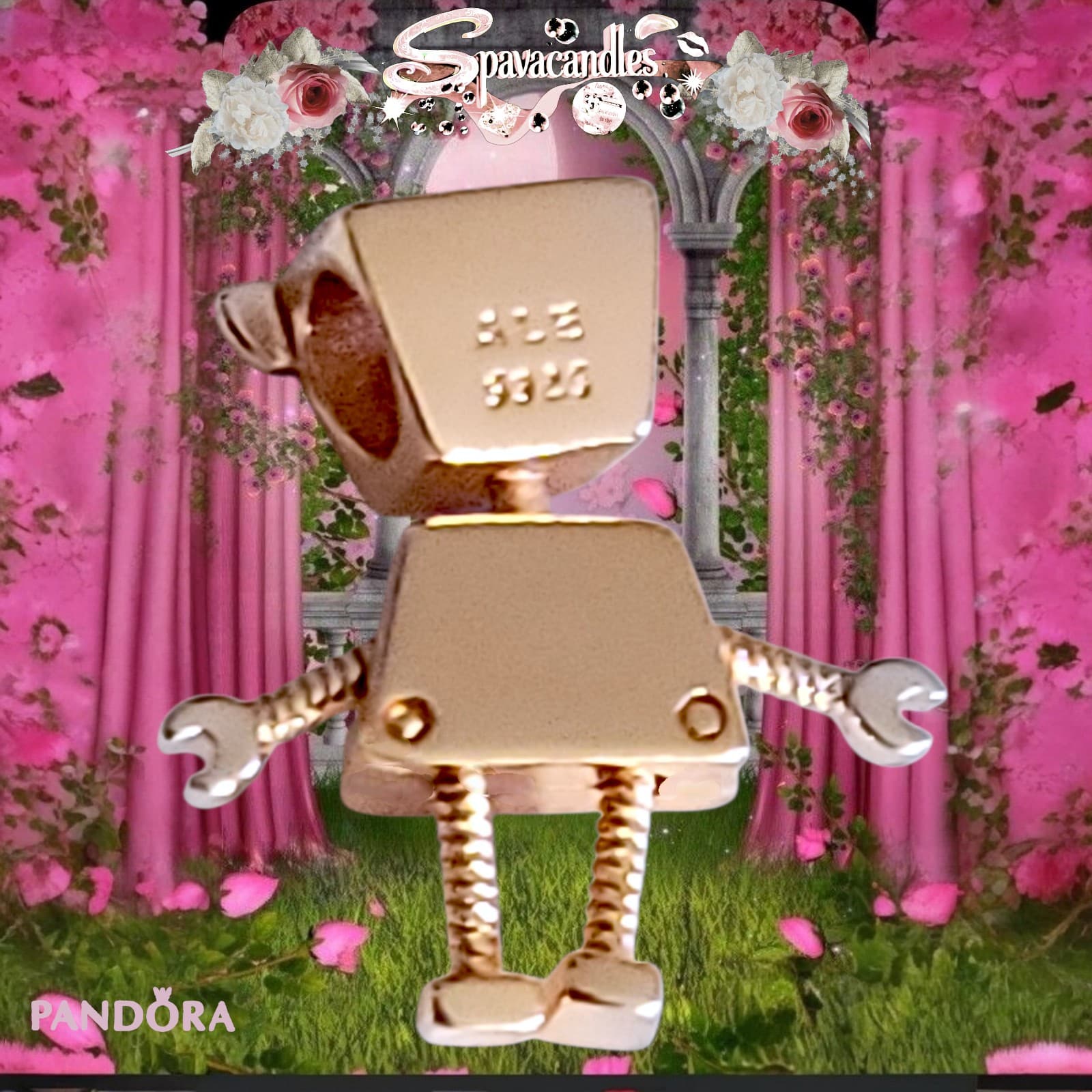Pandora Rose Gold Plated Bella Bot Charm US SELLER - Thumbnail 6