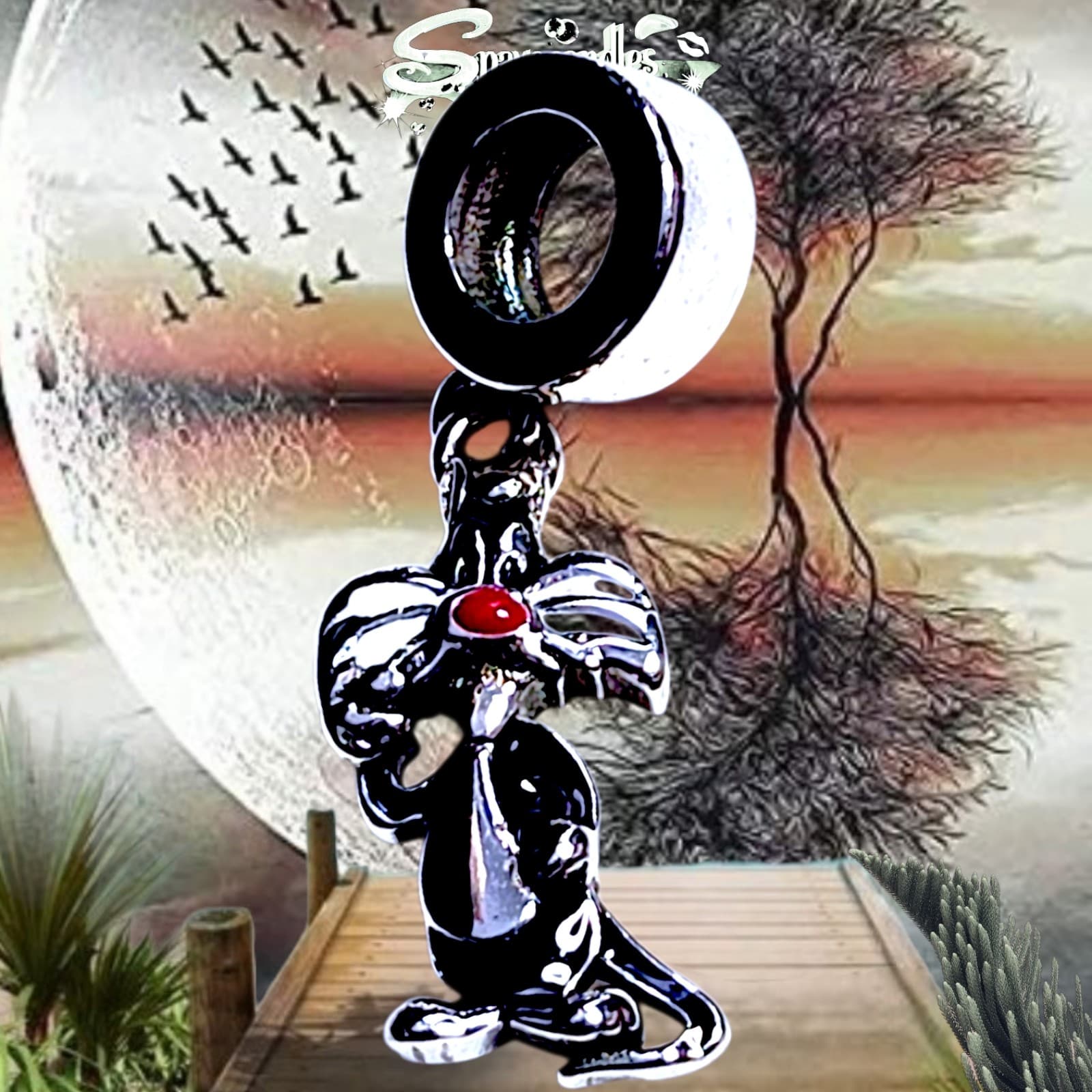 S925 Sterling Silver Looney Tunes Sylvester US SELLER - Thumbnail 4