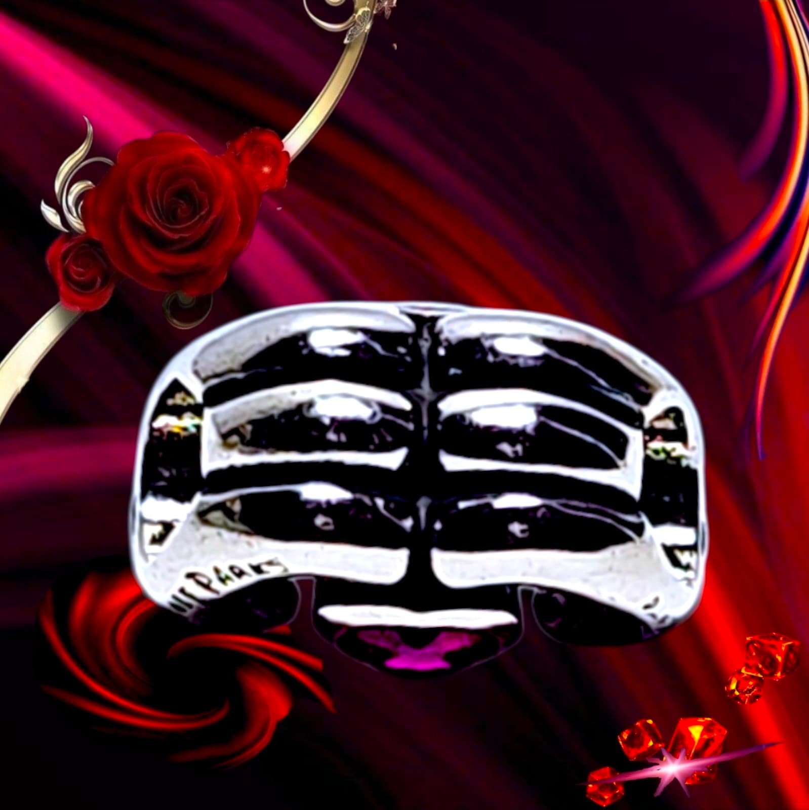 Pandora Disney Parks Mickey Heart Hands silver charm US SELLER - Thumbnail 4