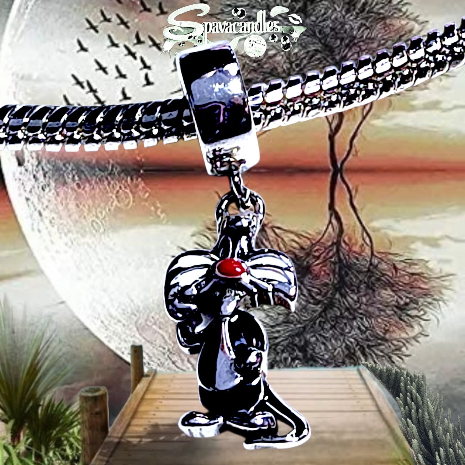 S925 Sterling Silver Looney Tunes Sylvester US SELLER - Thumbnail 6