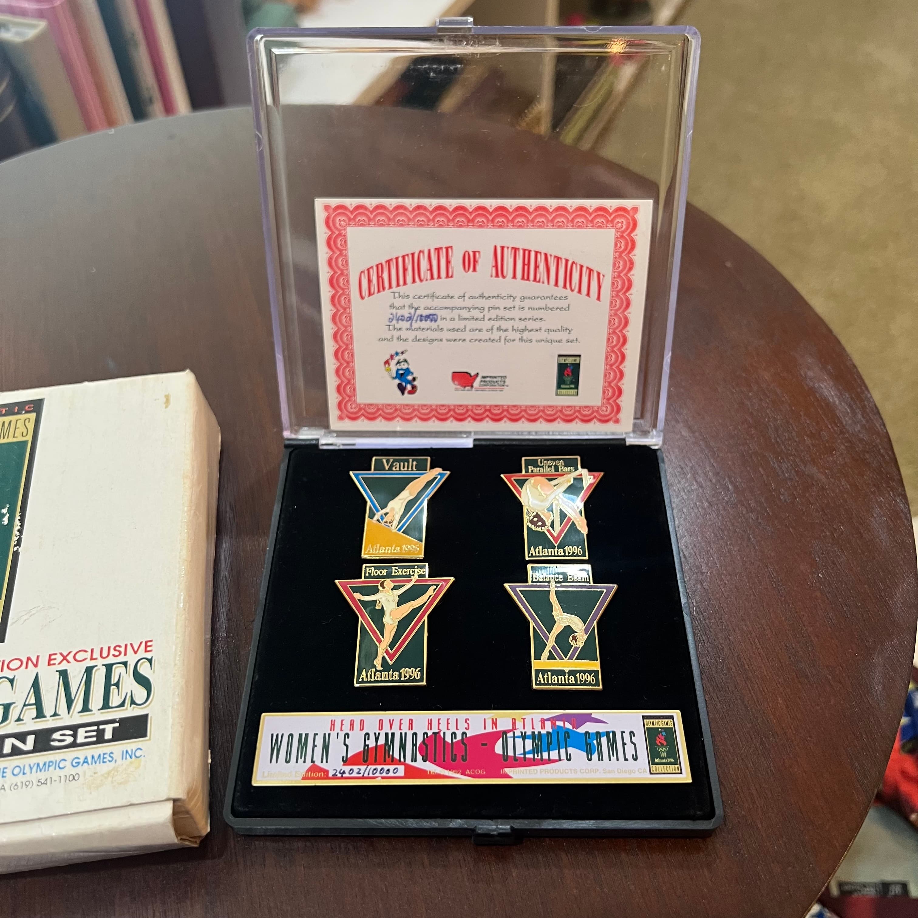 1996 Atlanta Olympic Games Gymnastics Collector's Pin Set Limited Edition - Thumbnail 2
