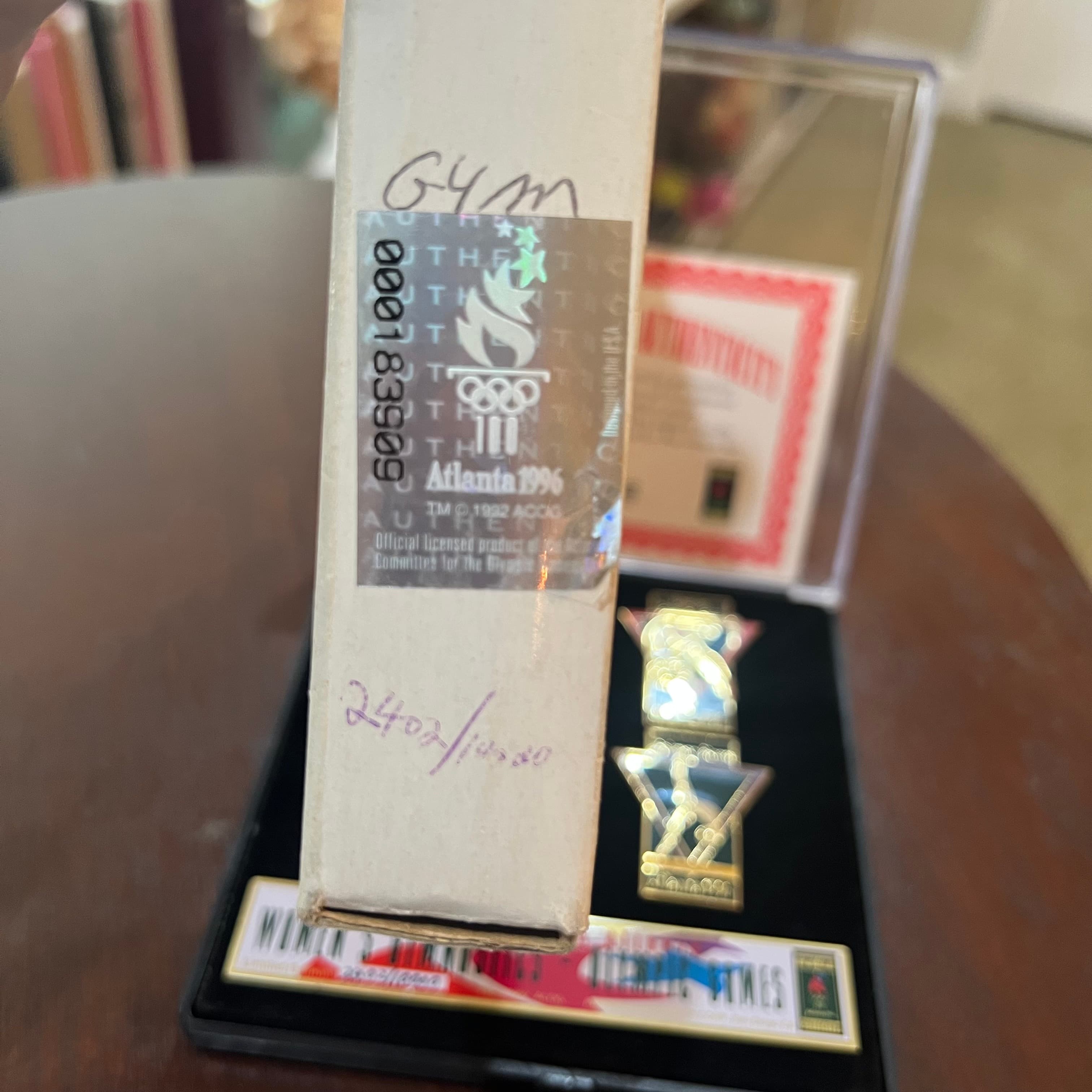 1996 Atlanta Olympic Games Gymnastics Collector's Pin Set Limited Edition - Thumbnail 5