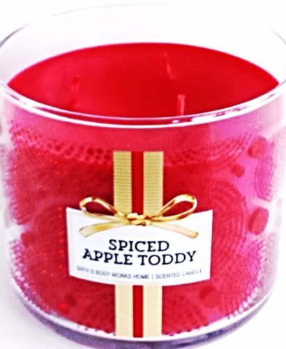 Bath & Body Works Spiced Apple Toddy 3 Wick Candle 14.5 oz ​Limited 2015 Holiday - Thumbnail 3