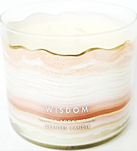 Bath & Body Works Wisdom - Quartz Crystal 3 Wick Candle 14.5 oz Smoky Amber - Thumbnail 3