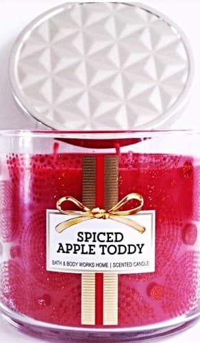 Bath & Body Works Spiced Apple Toddy 3 Wick Candle 14.5 oz ​Limited 2015 Holiday - Thumbnail 2