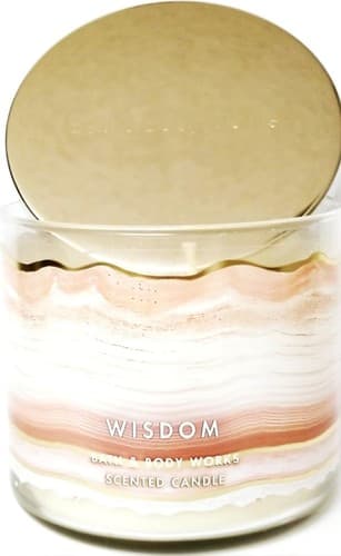Bath & Body Works Wisdom - Quartz Crystal 3 Wick Candle 14.5 oz Smoky Amber - Thumbnail 2