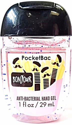 Bath & Body Works Raspberry Rose Hand Soap ,PocketBac & Pink Gem Holder - Thumbnail 2