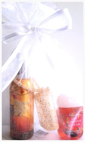 Bath & Body Works Pumpkin Pecan Waffles Room Perfume, PocketBac, Holder Gift Set