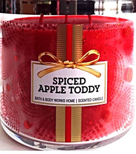 Bath & Body Works Spiced Apple Toddy 3 Wick Candle 14.5 oz ​Limited 2015 Holiday