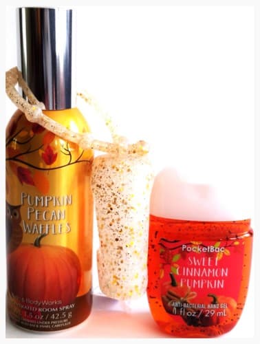 Bath & Body Works Pumpkin Pecan Waffles Room Perfume, PocketBac, Holder Gift Set - Thumbnail 5