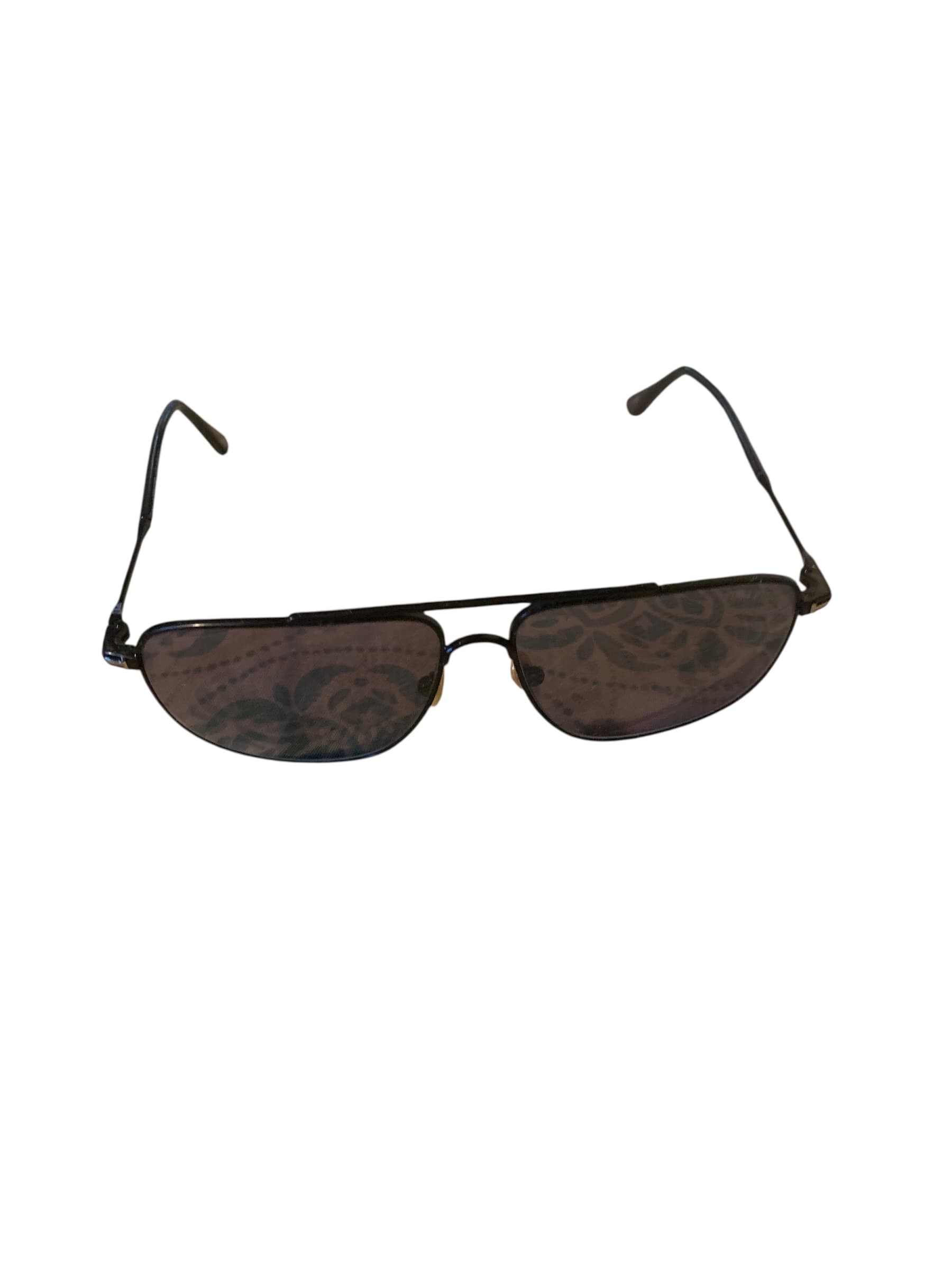 Tom Ford Black Square Sunglasses with Gold Accents - Thumbnail 5
