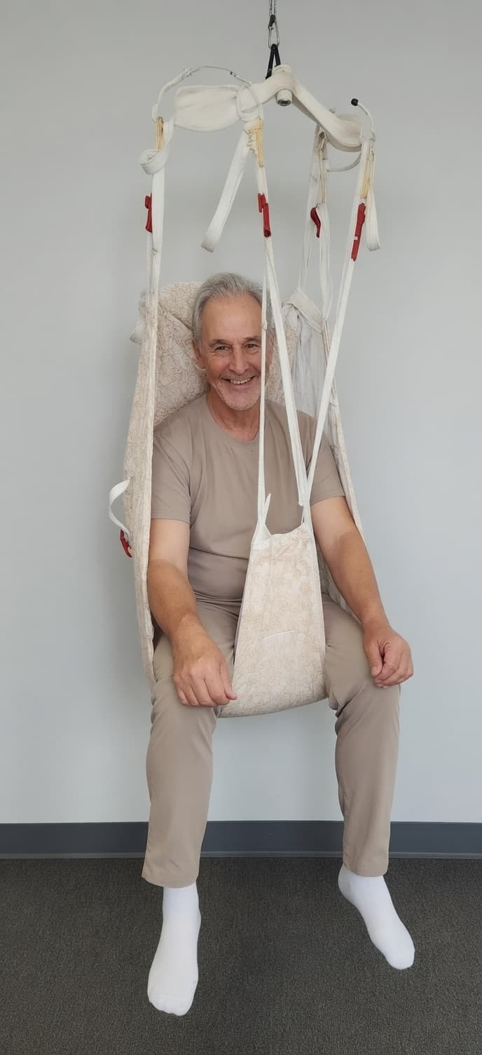 Premium Full-Body Divided Leg High-Back Patient Lift Sling – Comfortable & Secure Transfer Solution - Thumbnail 16