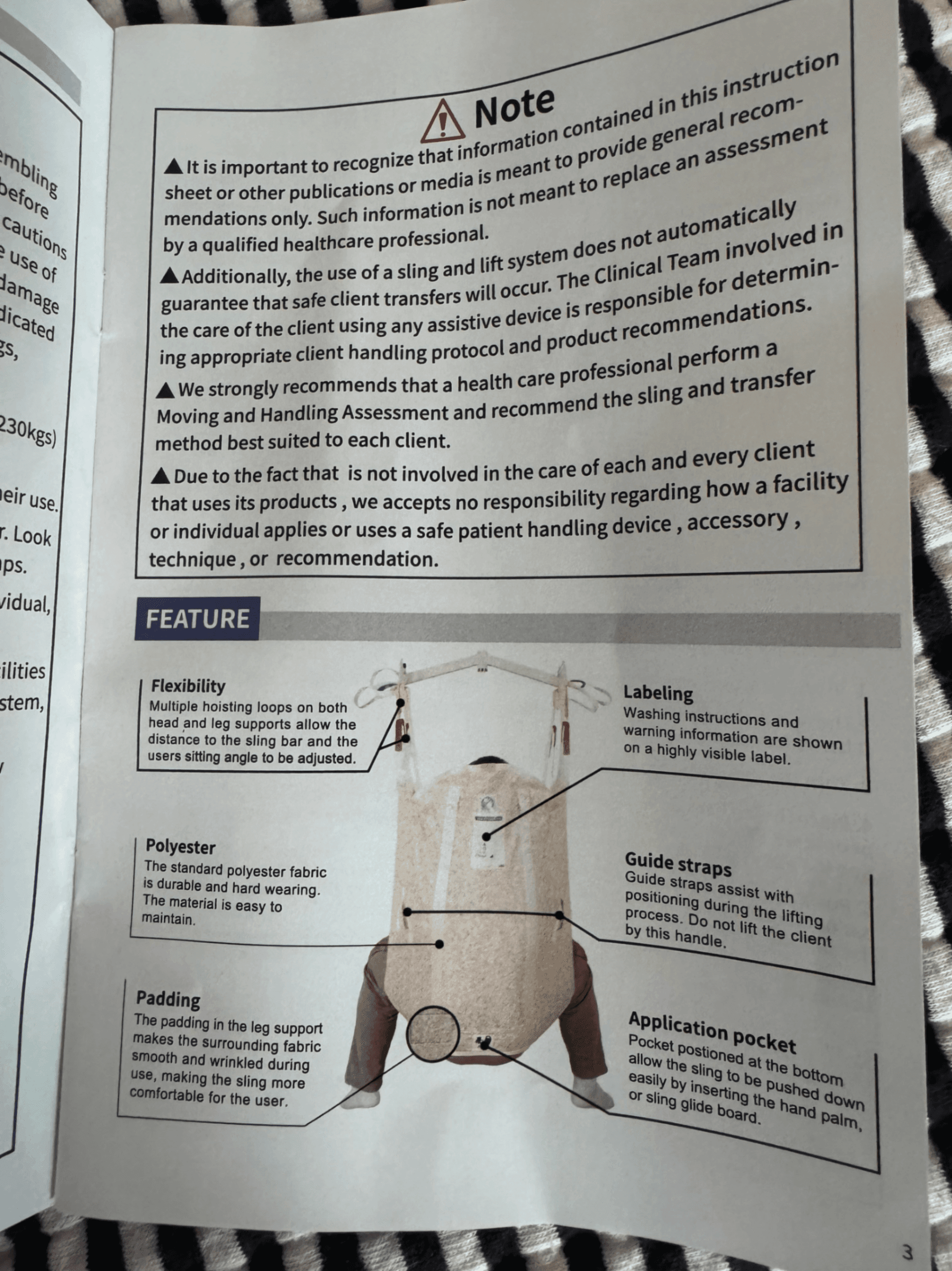 Premium Full-Body Divided Leg High-Back Patient Lift Sling – Comfortable & Secure Transfer Solution - Thumbnail 10