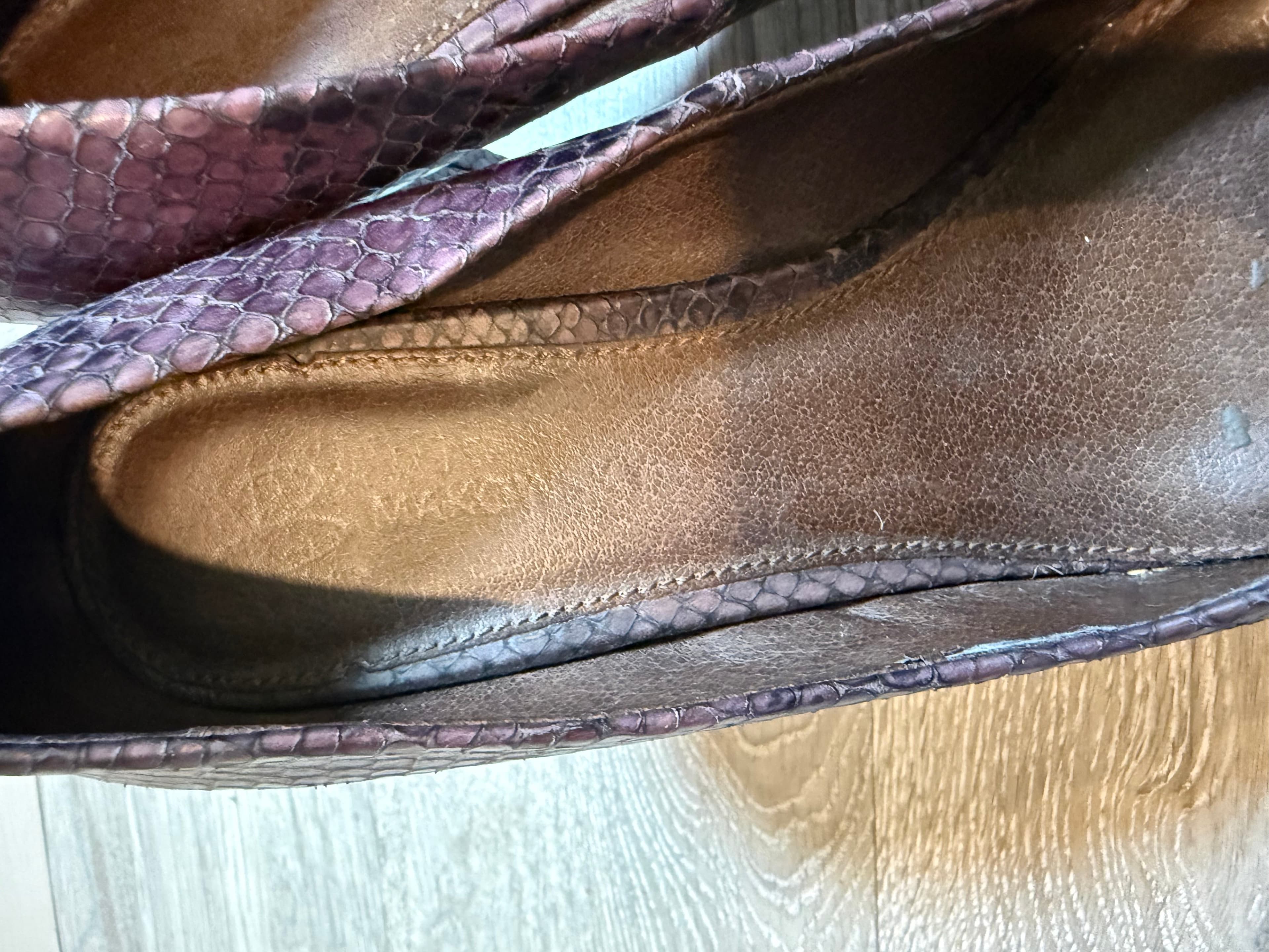 Be Bonnie Women's Snakeskin Pattern Heels - Thumbnail 2
